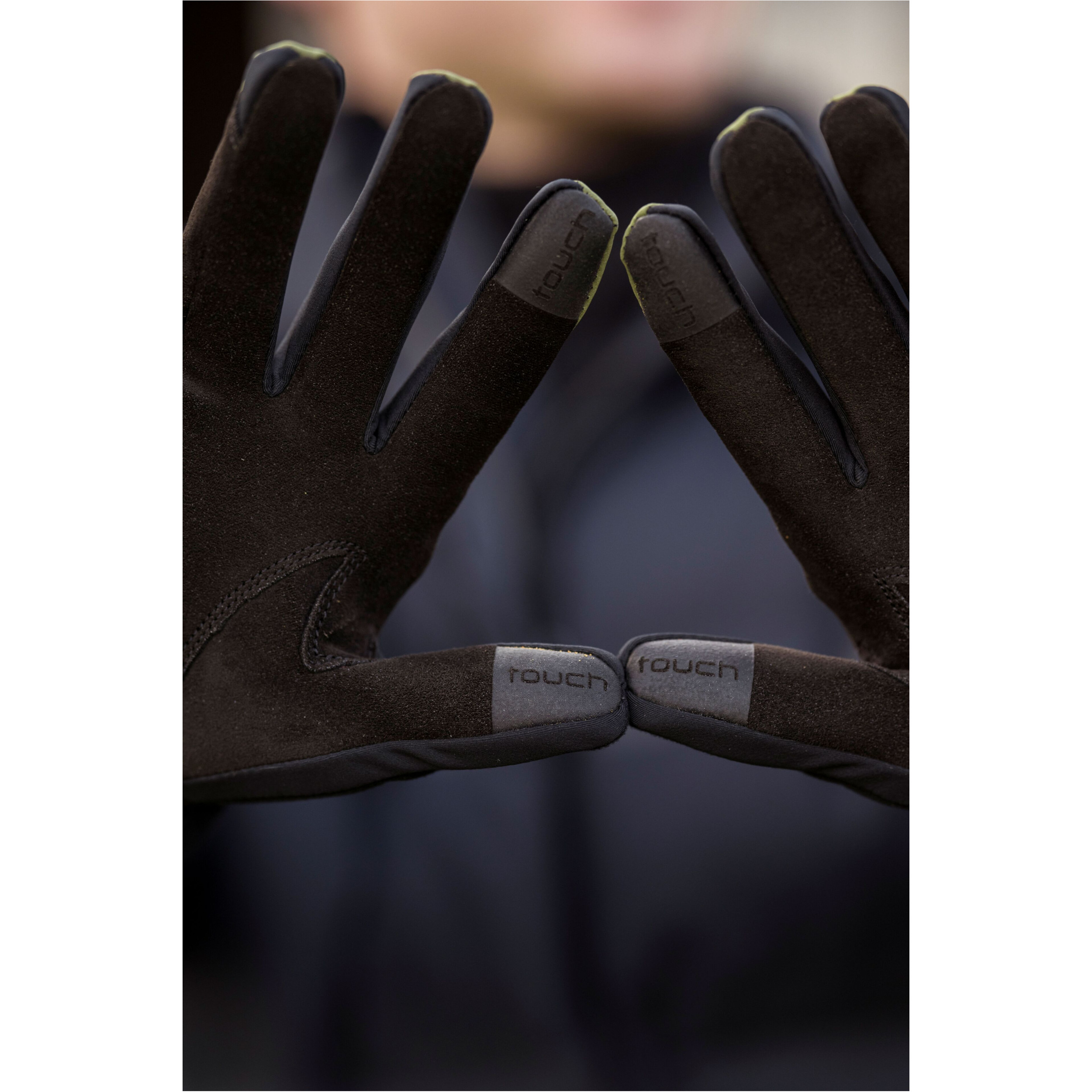 Winter Reithandschuhe WOLFACH olive reflect