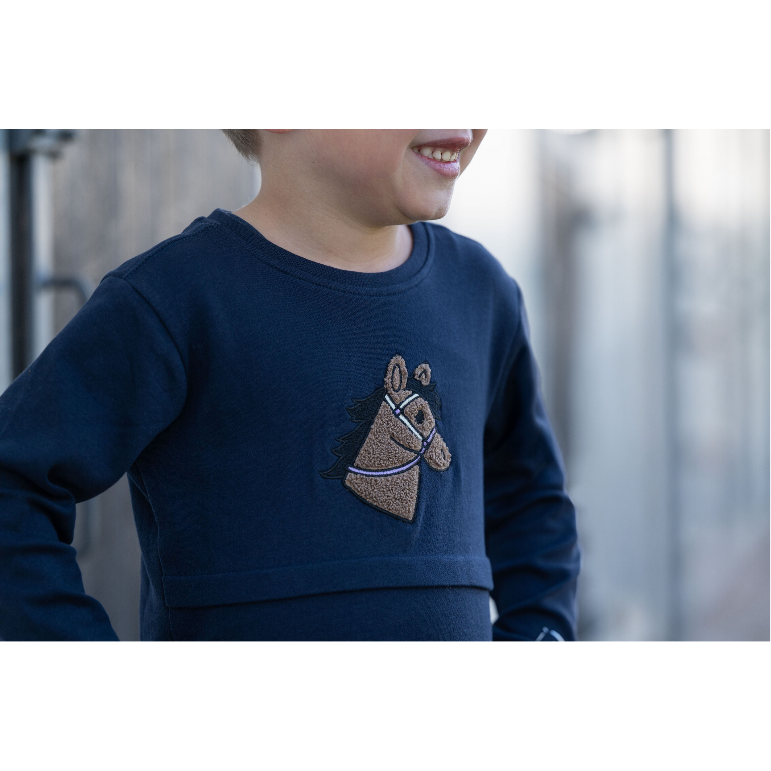 Kinder Langarmshirt MIA dunkelblau