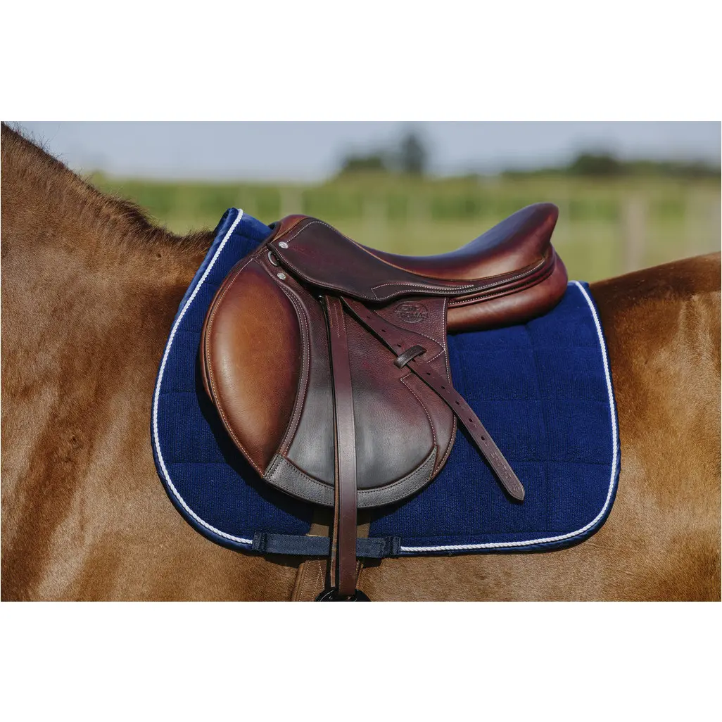 Schabracke CORDUROY marineblau Warmblut Vielseitigkeit