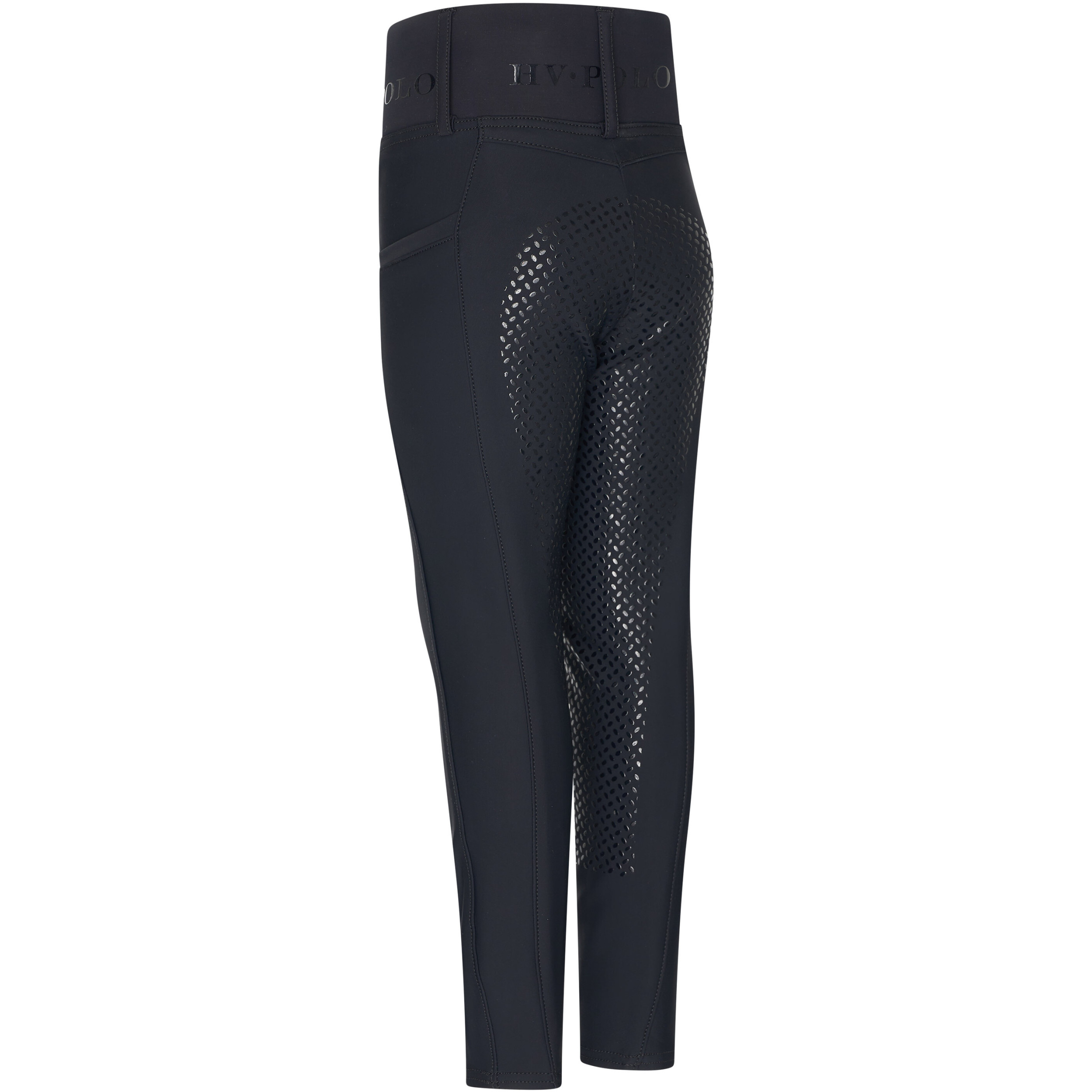 Kinder Reitleggings HVPFavourite FullGrip schwarz