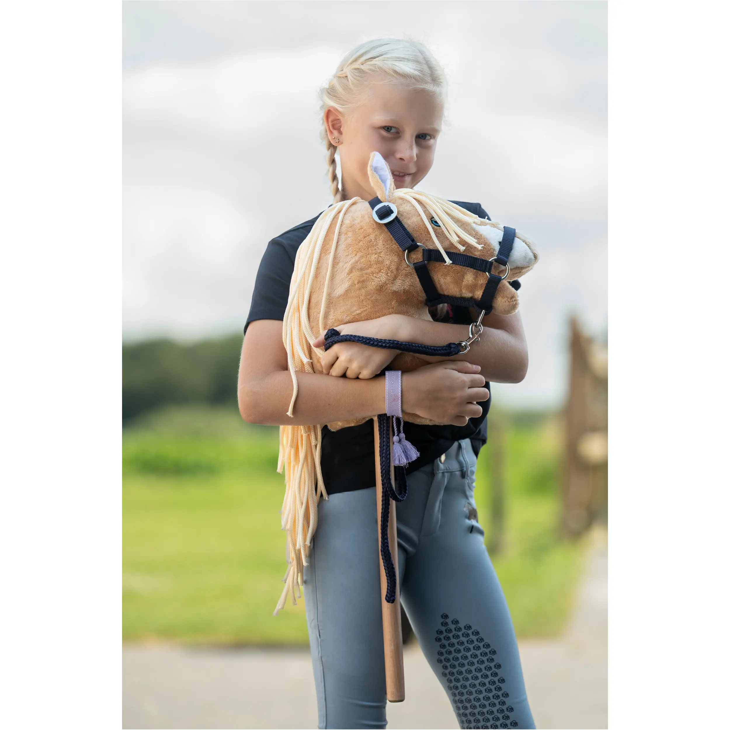 Halfter und Strick HOBBY HORSING BASIC dunkelblau