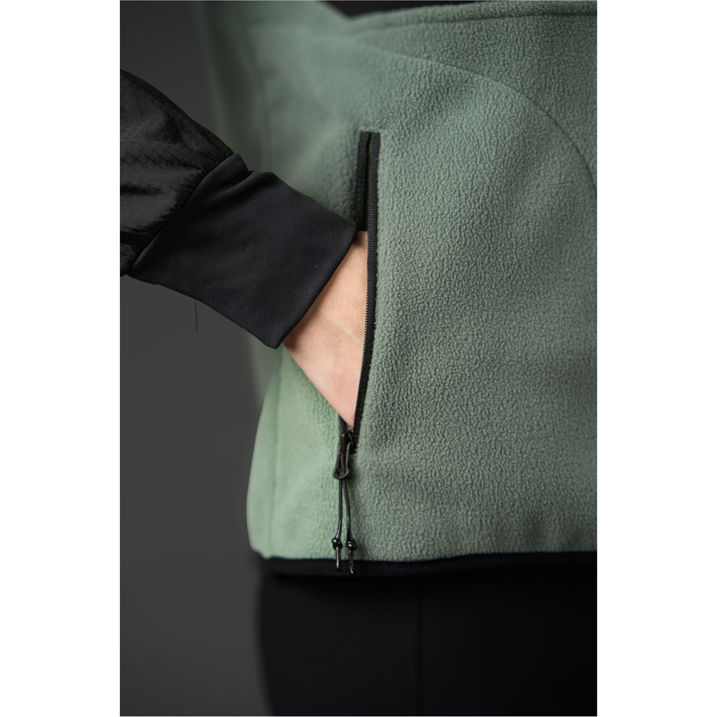 Damen Fleecereitjacke NORMA ZIP laurel wreath