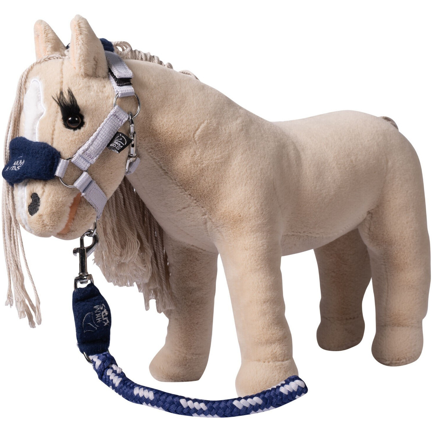 Halfterset für CUDDLE HORSE grau/blau