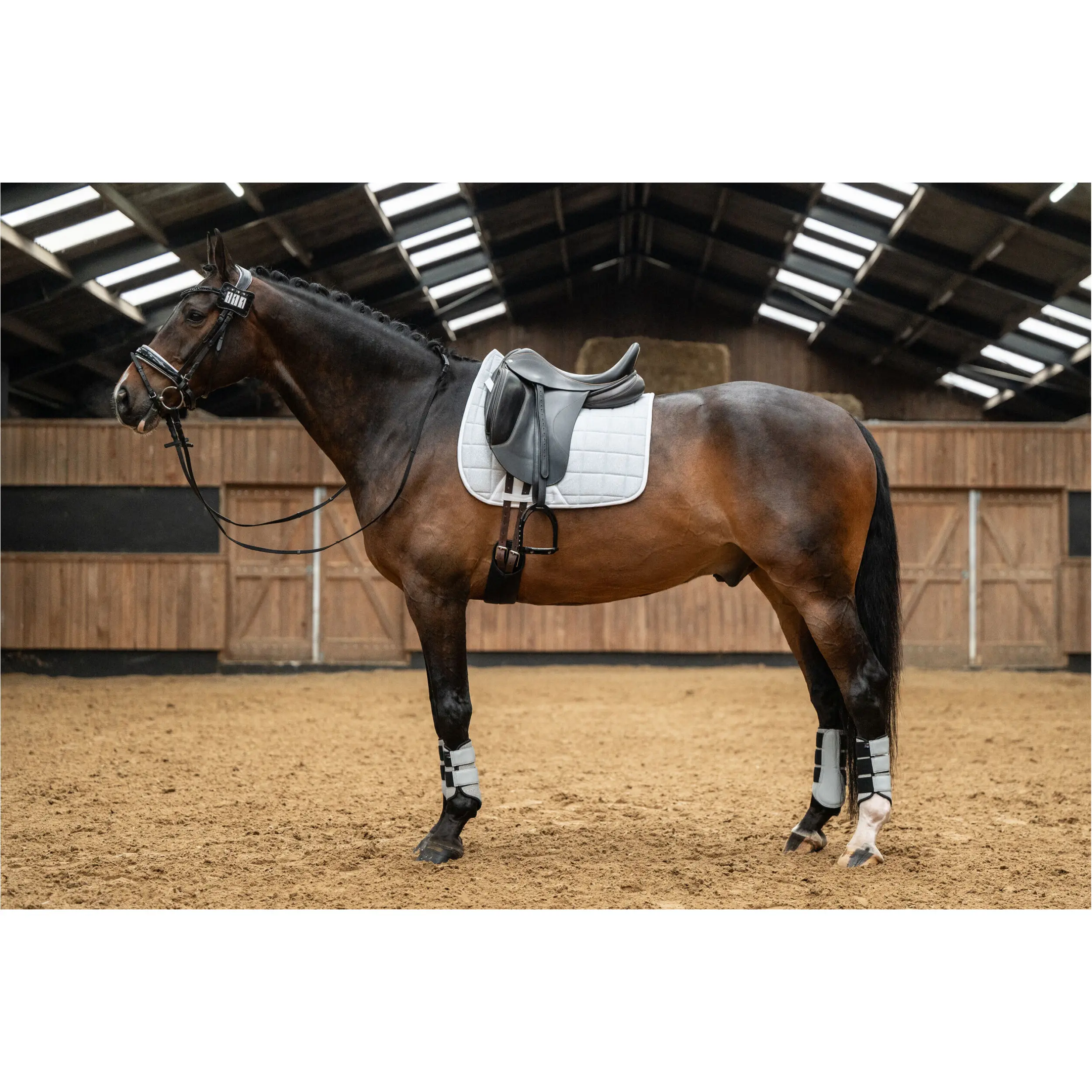 Schabracke GLITTER MESH STYLE weiß Schabracke GLITTER MESH STYLE weiß