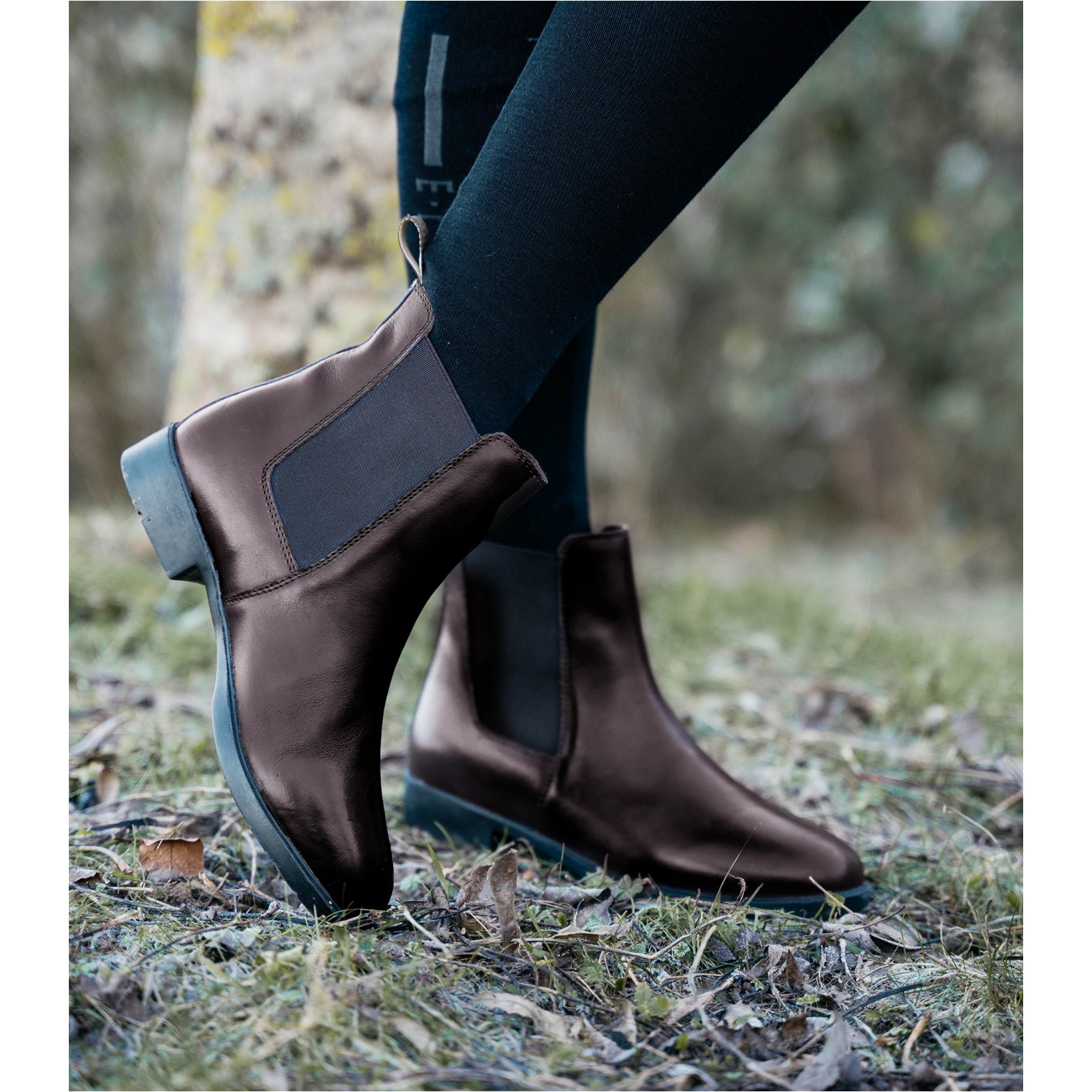 Jodhpur Reitstiefeletten CLASSIC Leder braun