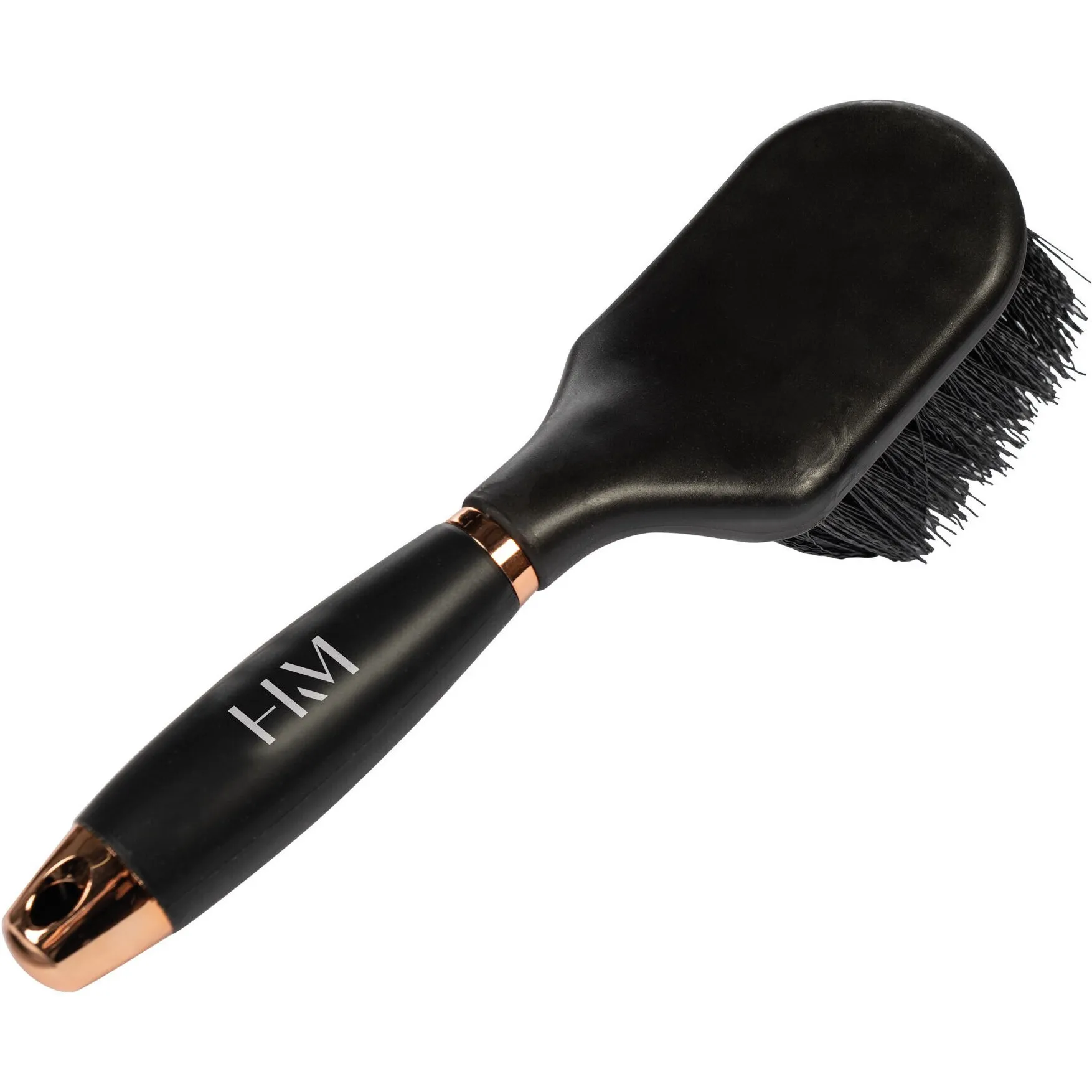 Hufbürste mit Gelgriff schwarz/rosegold