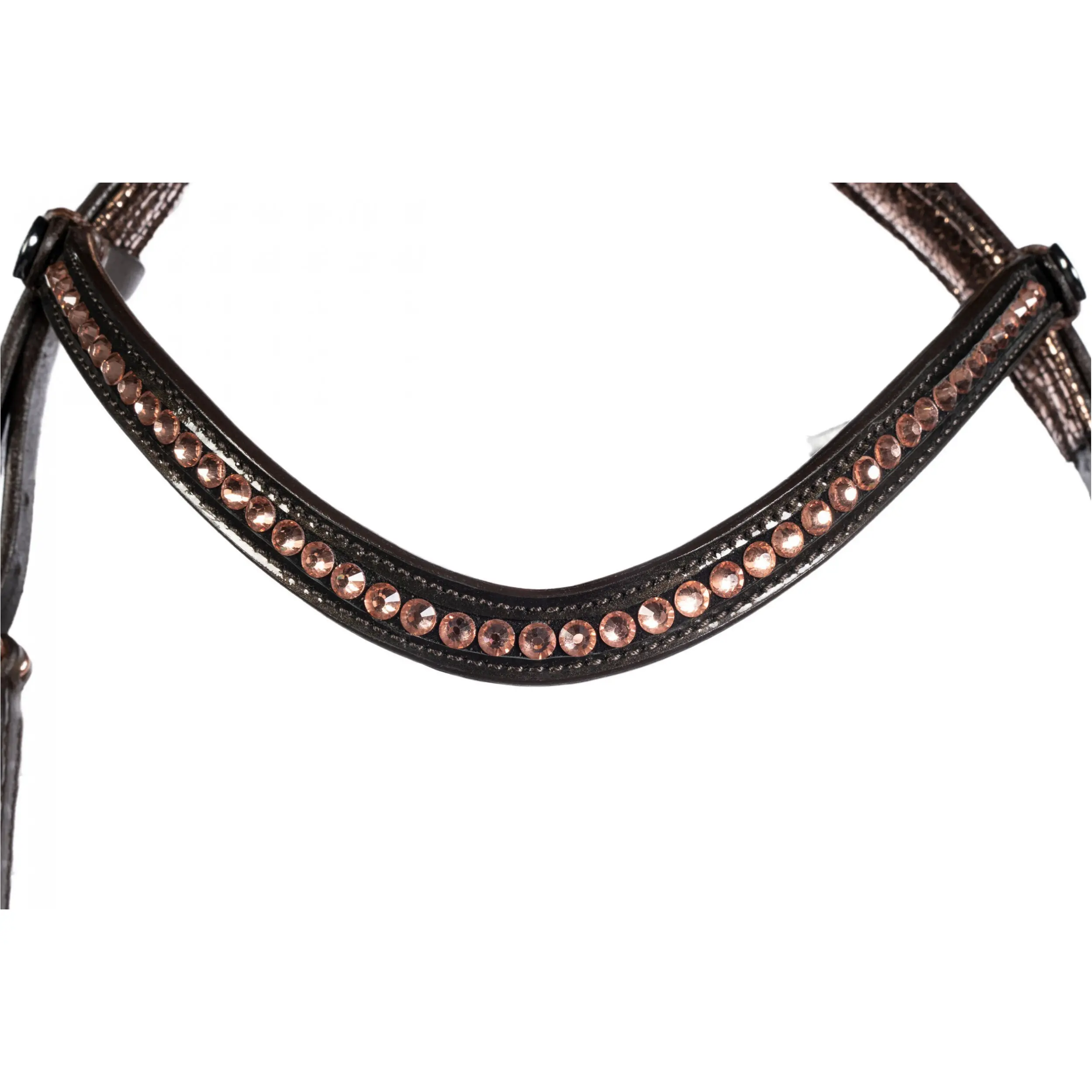 Trensenzaum SOFIA braun/rosegold