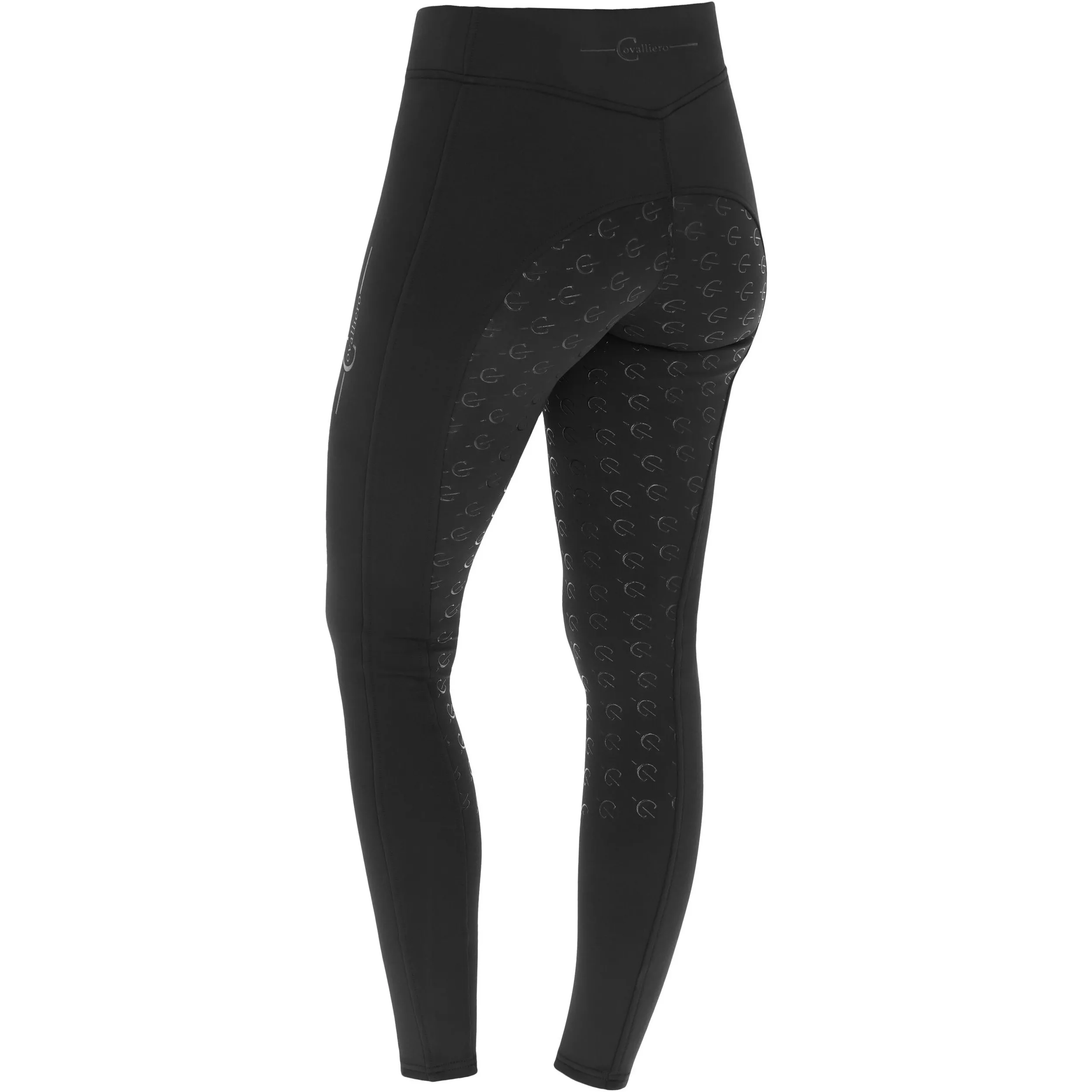 Kinder Reitleggings Silikon Vollbesatz CLASSIC STAR black