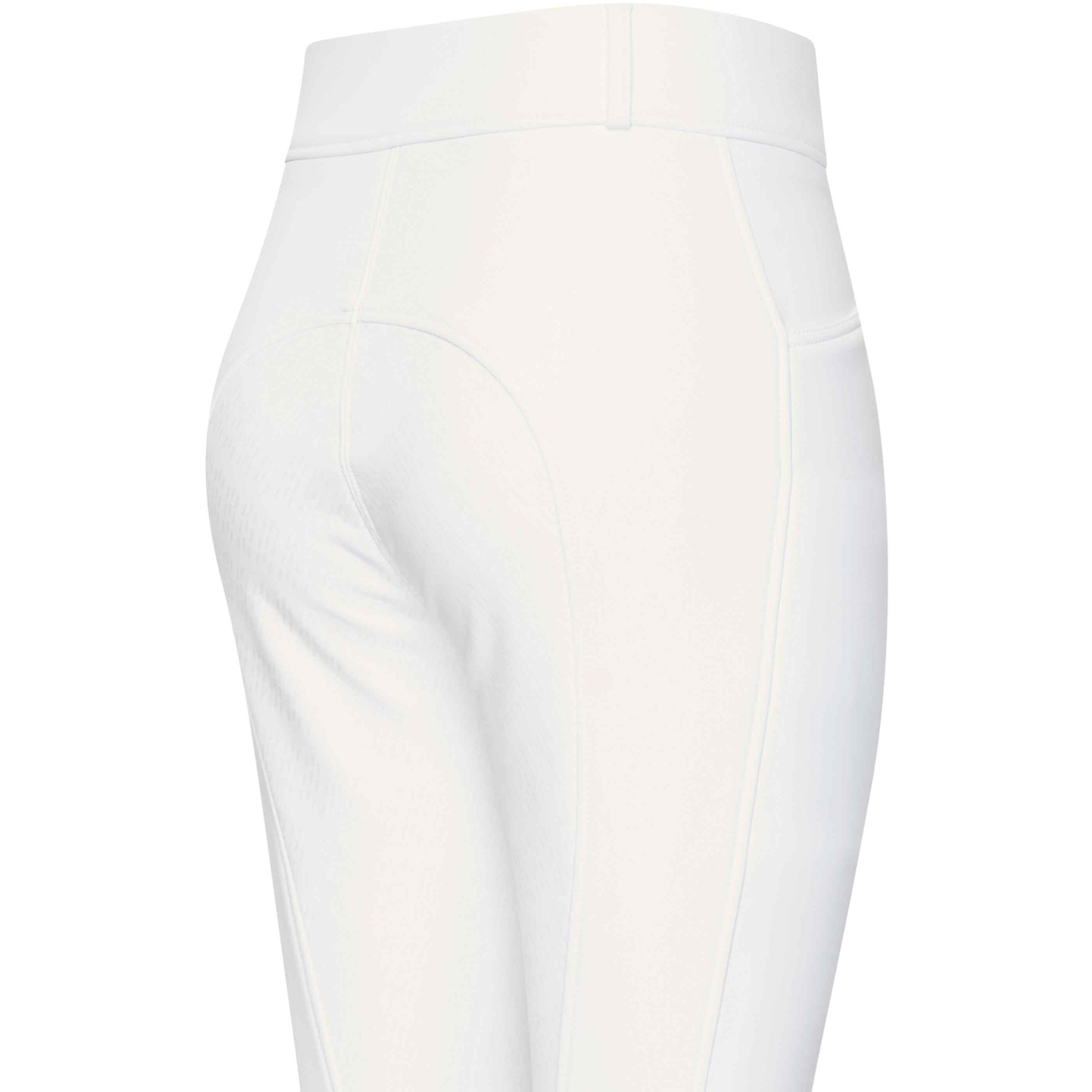 Damen Turnierreitleggings Silikon Vollbesatz IRHTamara weiß