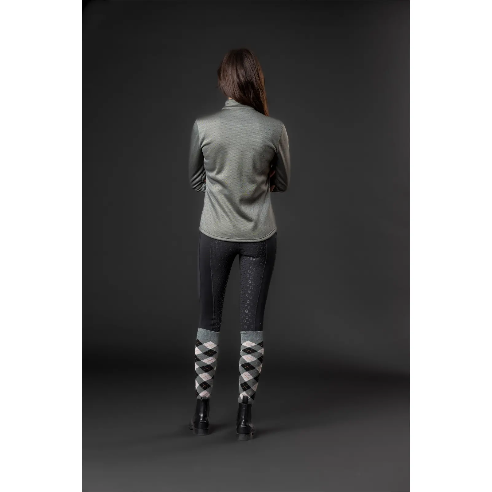 Damen Funktionsshirt Langarm SCARLET half-zip forest Damen Funktionsshirt Langarm SCARLET half-zip forest