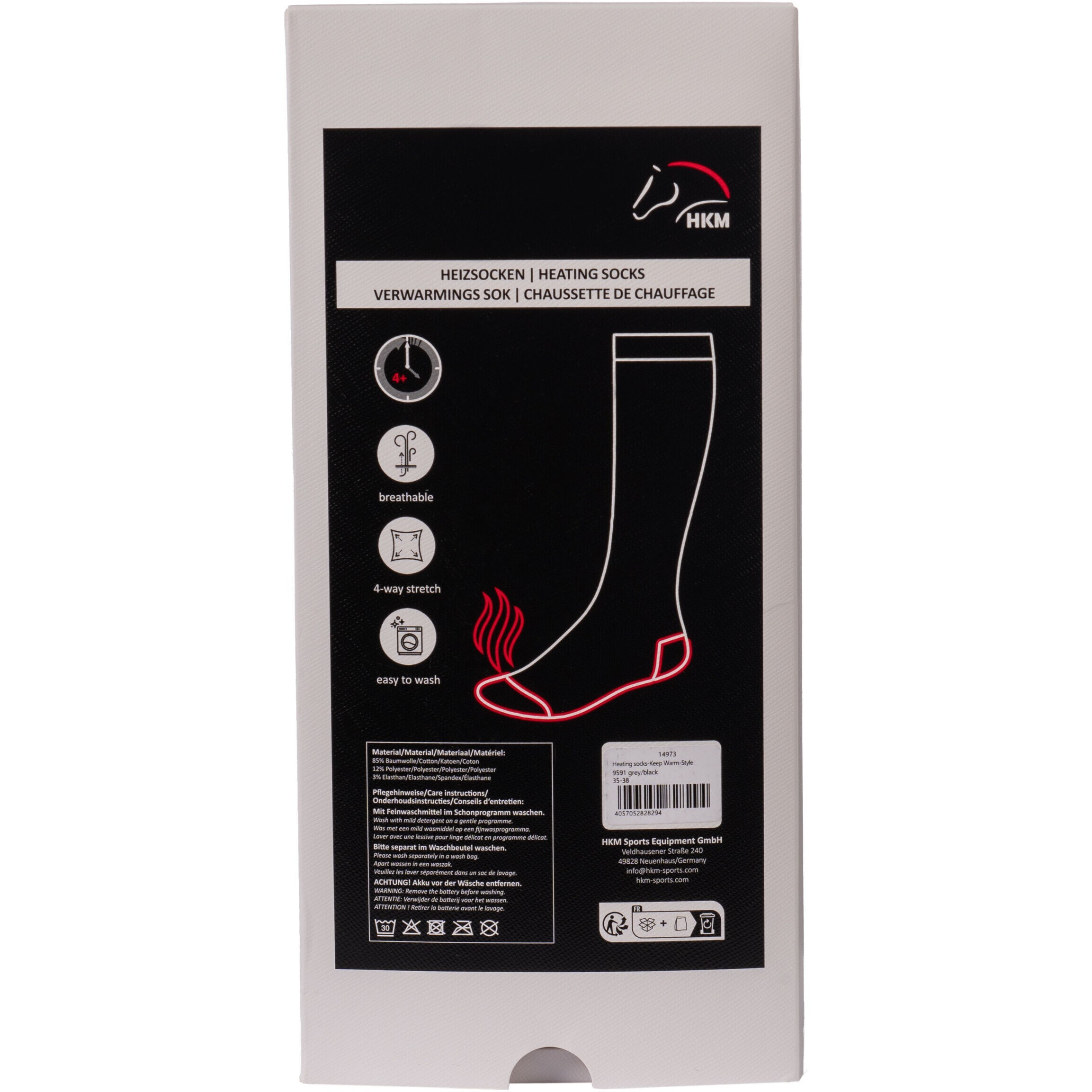 Winter Heizsocken KEEP WARM STYLE schwarz