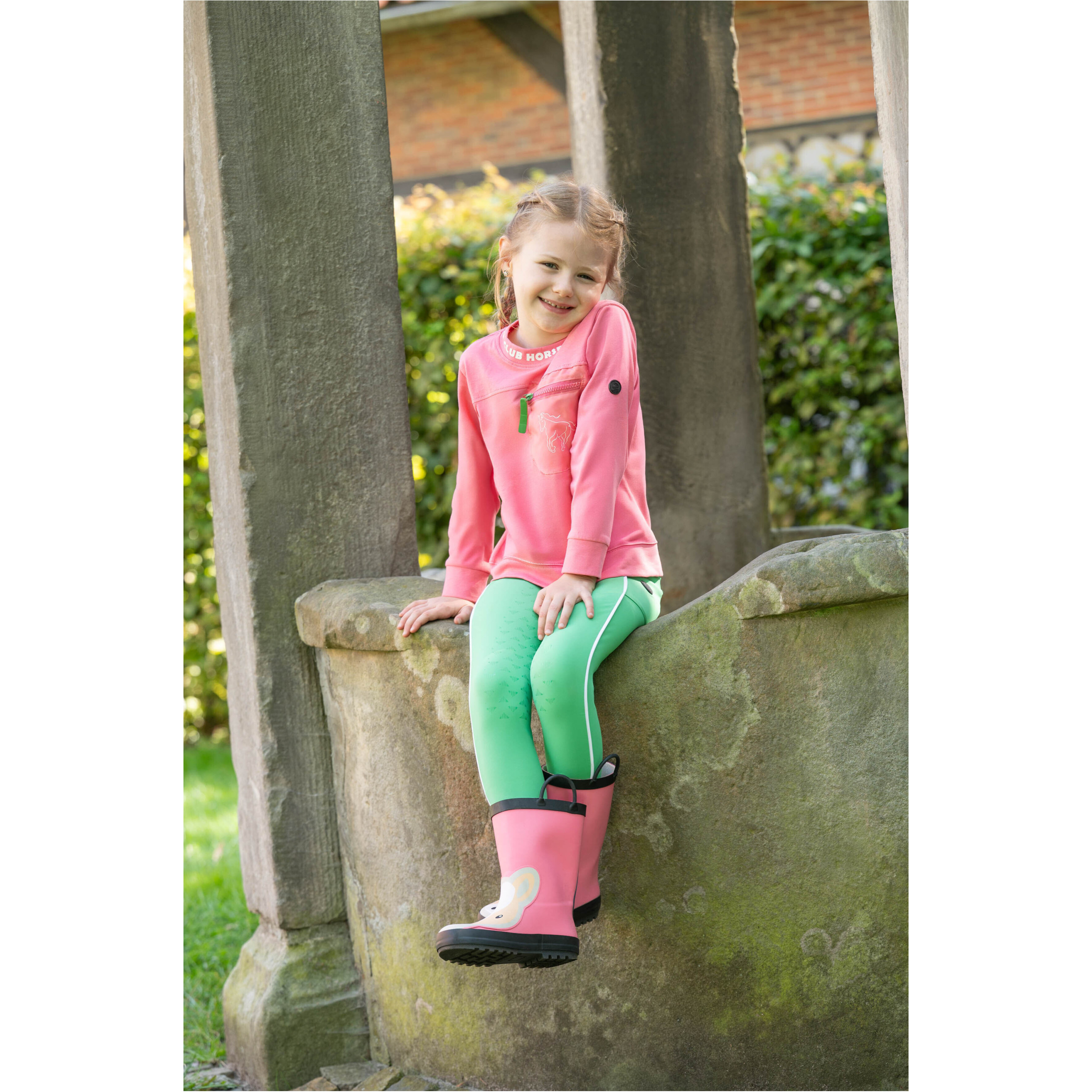 Kinder Langarmshirt MAUI pink