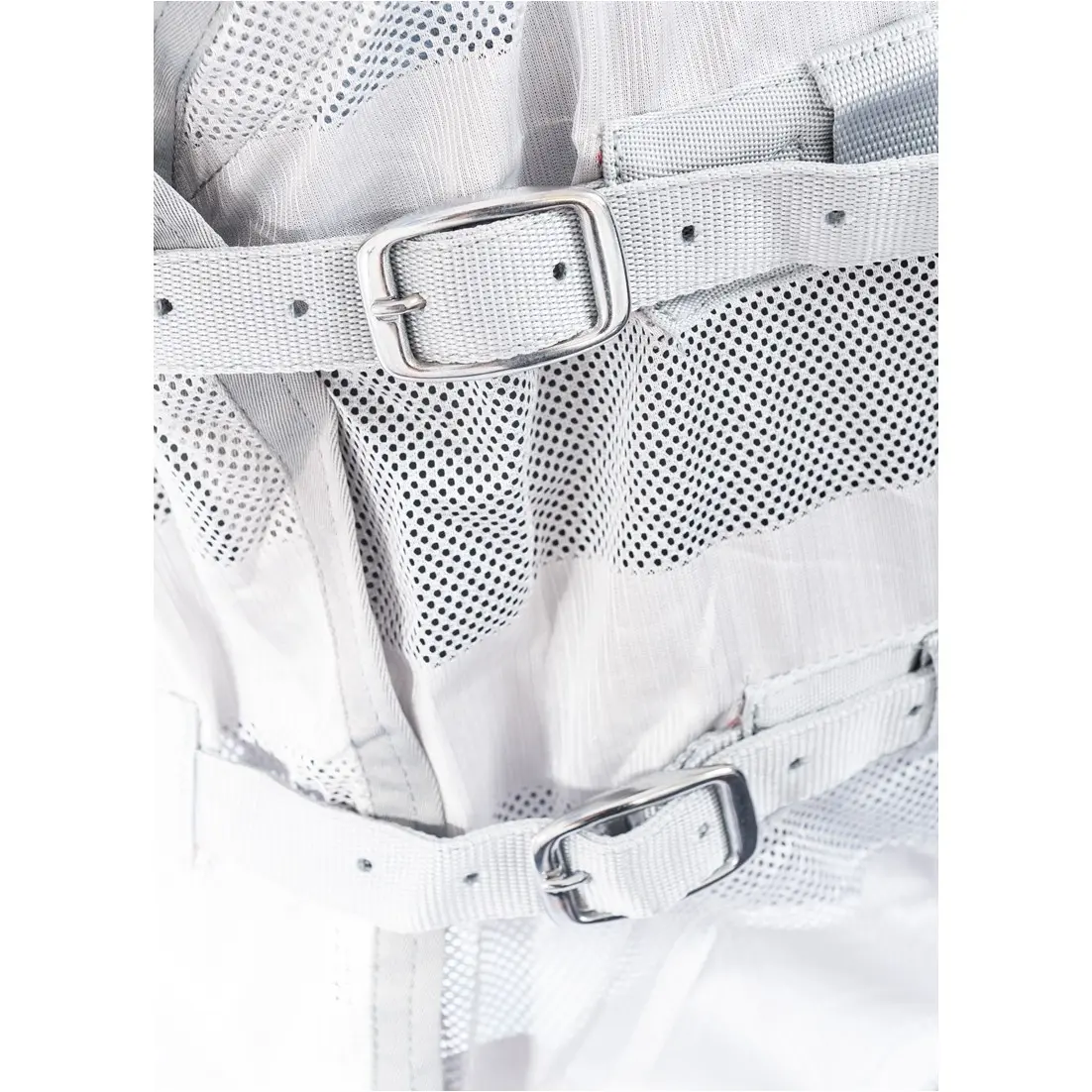 Fliegendecke mit Kreuzgurt BASICLINE silber