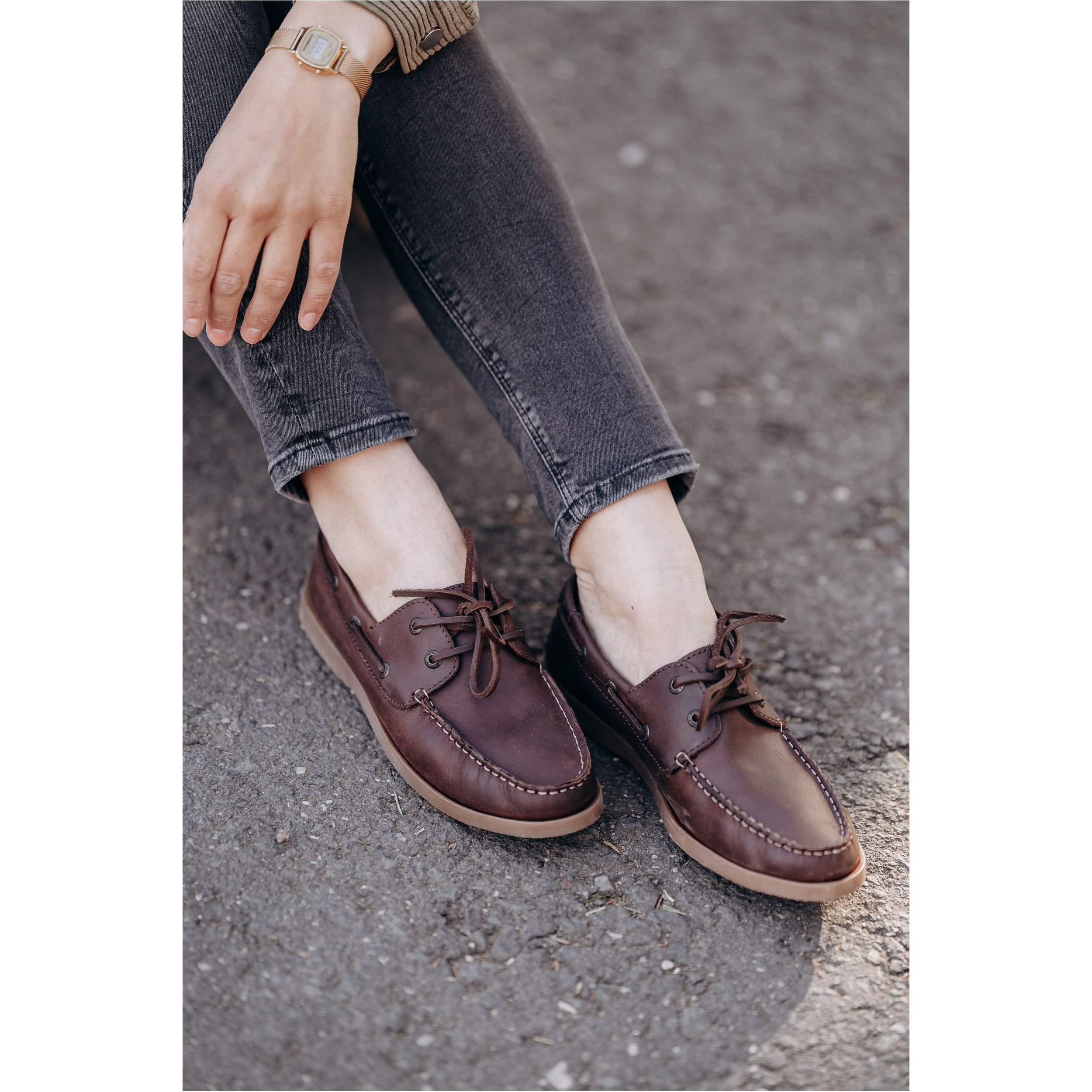 Damen Freizeitschuhe AMALFI Lace chocolate
