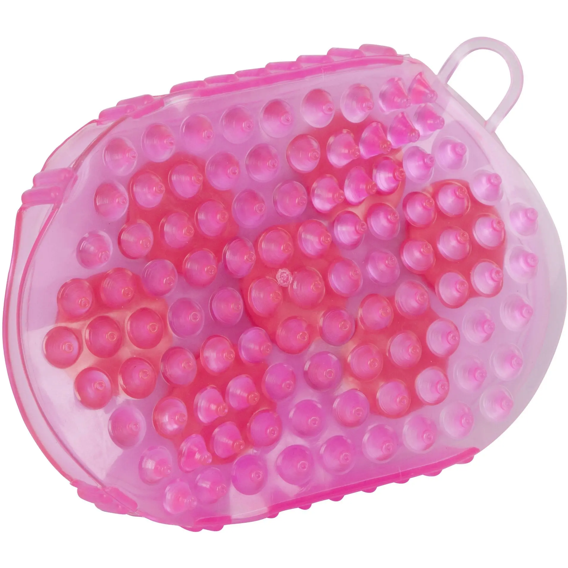 Massage- und Putzhandschuh rosa