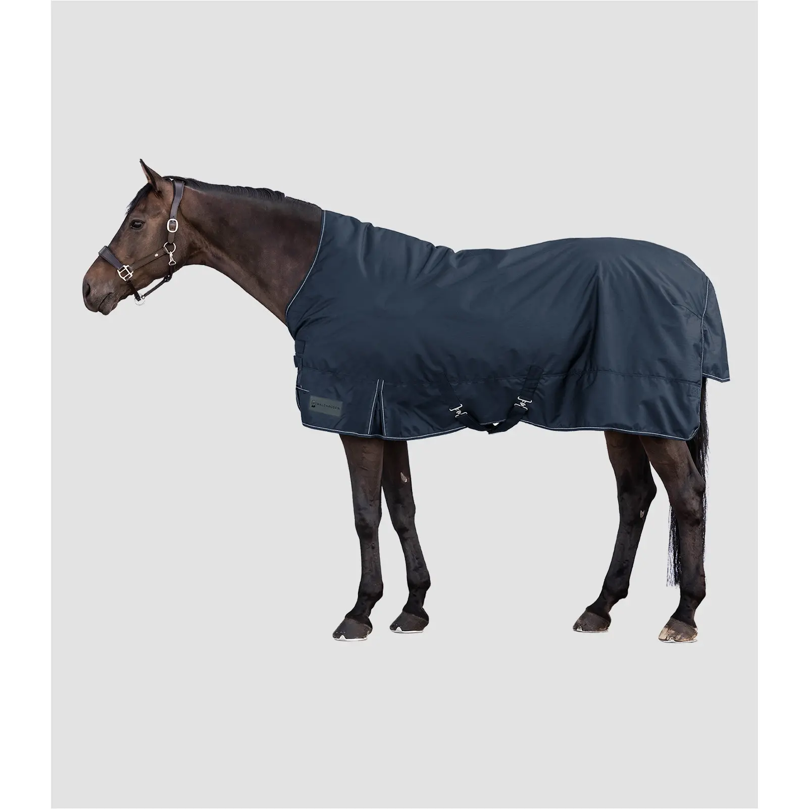 Outdoordecke High Neck 100g Füllung 600D NORDIC nachtblau