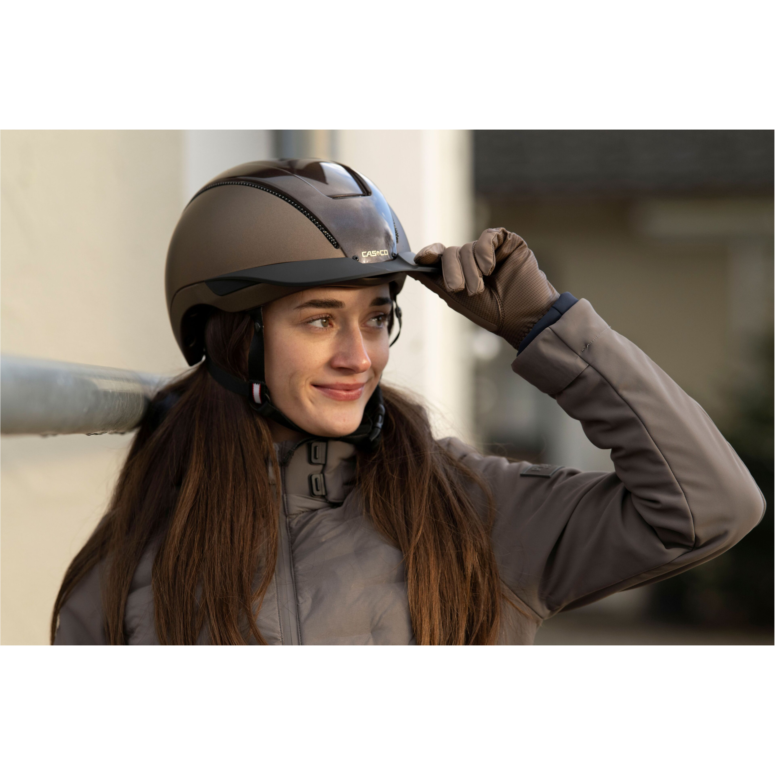 Reithandschuhe MUENSTER dark taupe