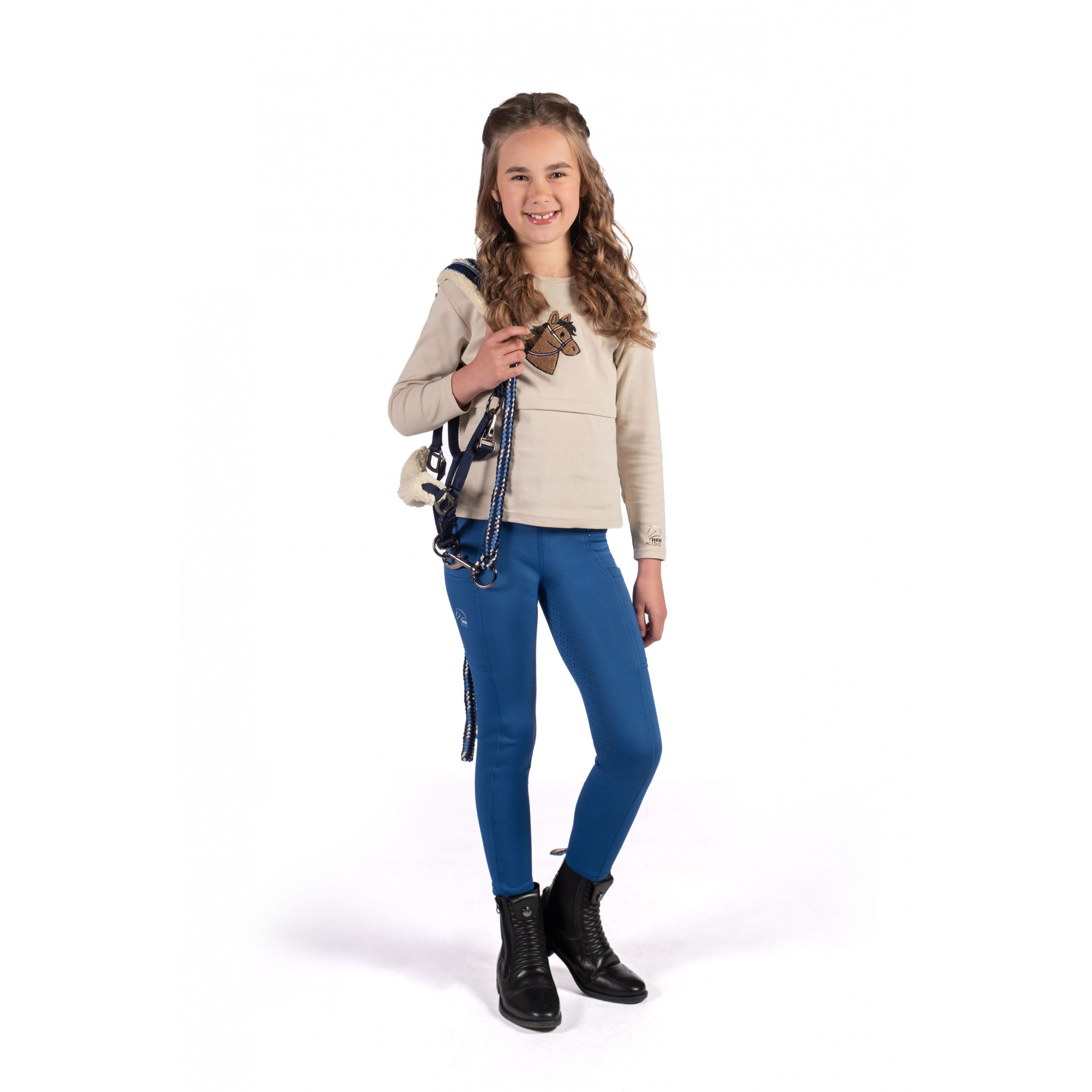 Kinder Langarmshirt MIA beige