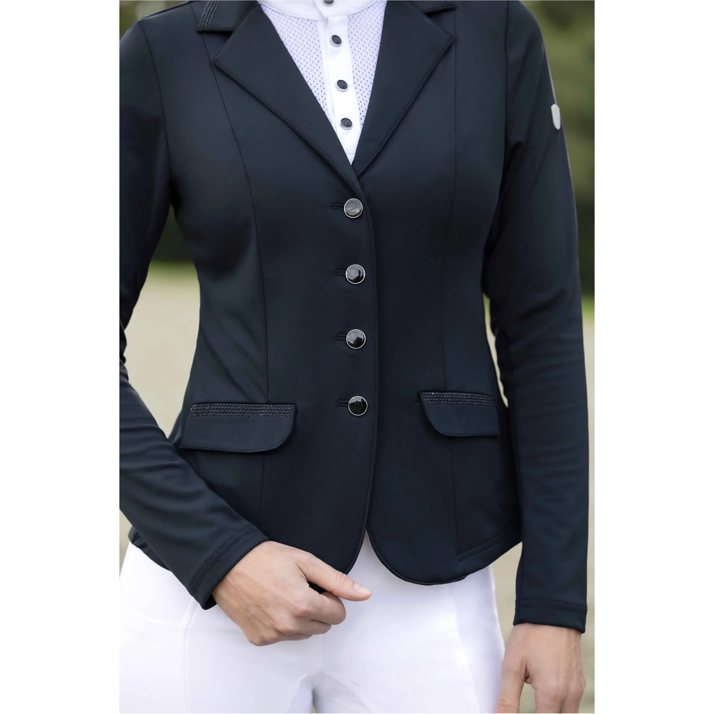 Kinder Turnierjacket AMALFI schwarz