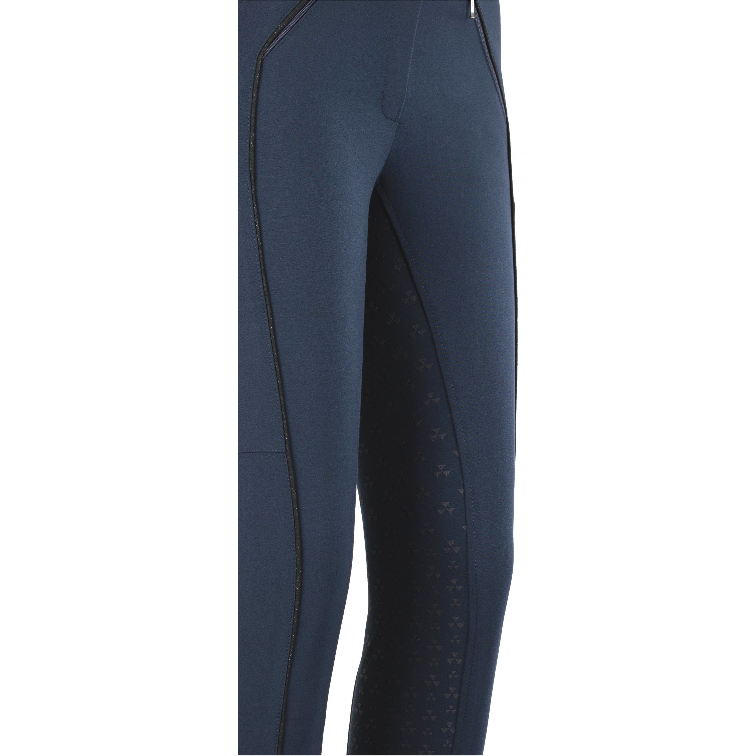 Damen Reithose Silikon Vollbesatz FIONA nachtblau