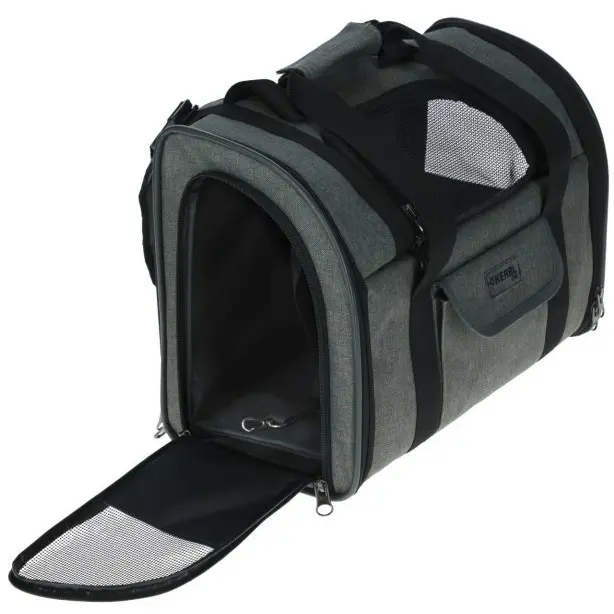 Hunderucksack VACATION grau/blau