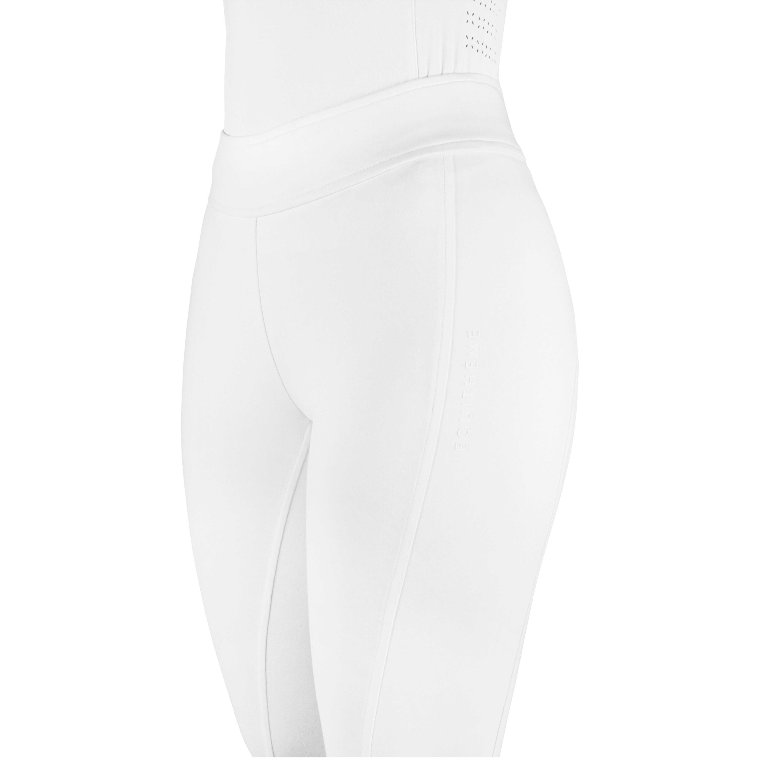 Damen Reitleggings Silikon Vollbesatz EK-BIRDY weiß