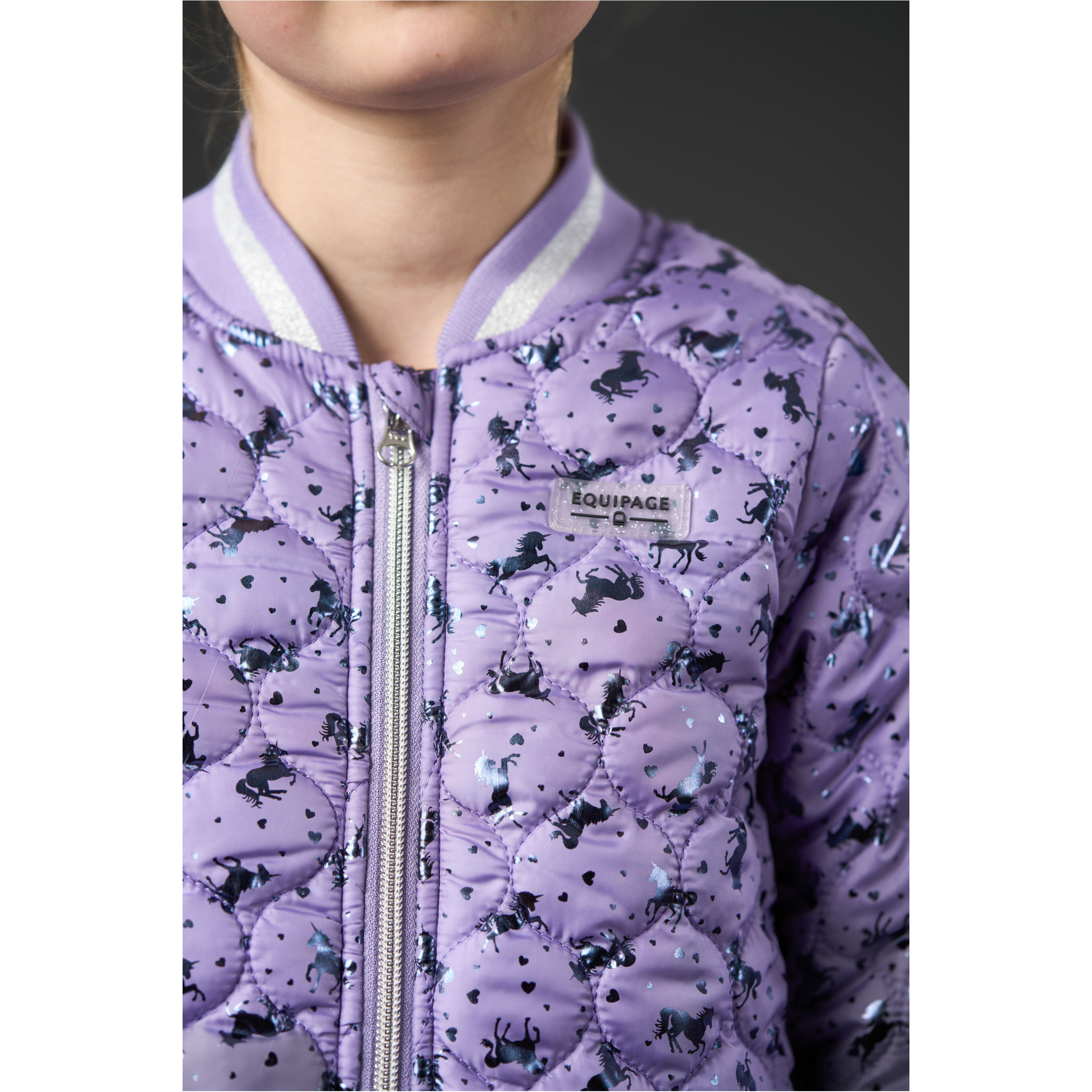 Kinder Reitjacke ALANA aster purple
