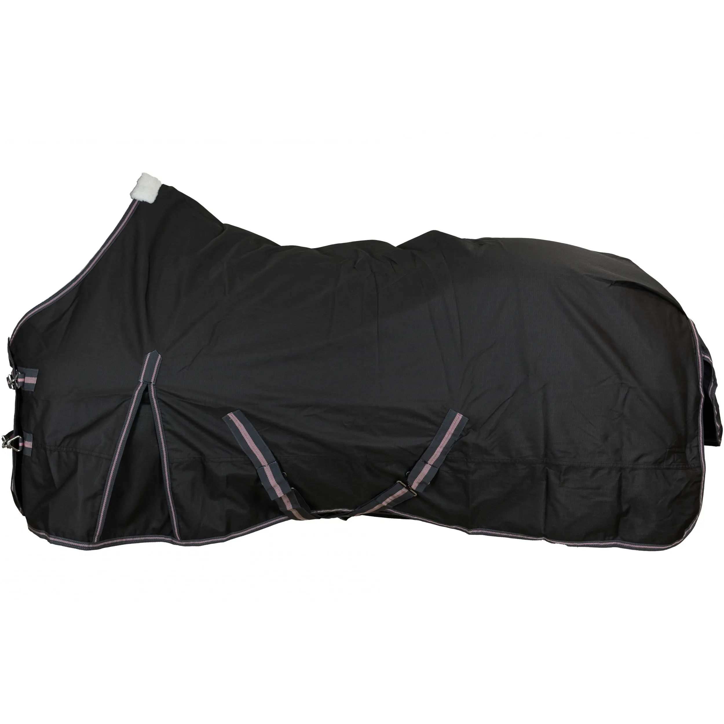 Weidedecke Polarfleece 600D BASICLINE graphit/koralle