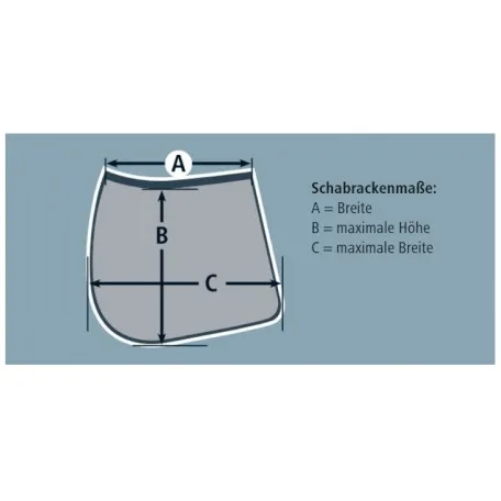Schabracke LINEA white