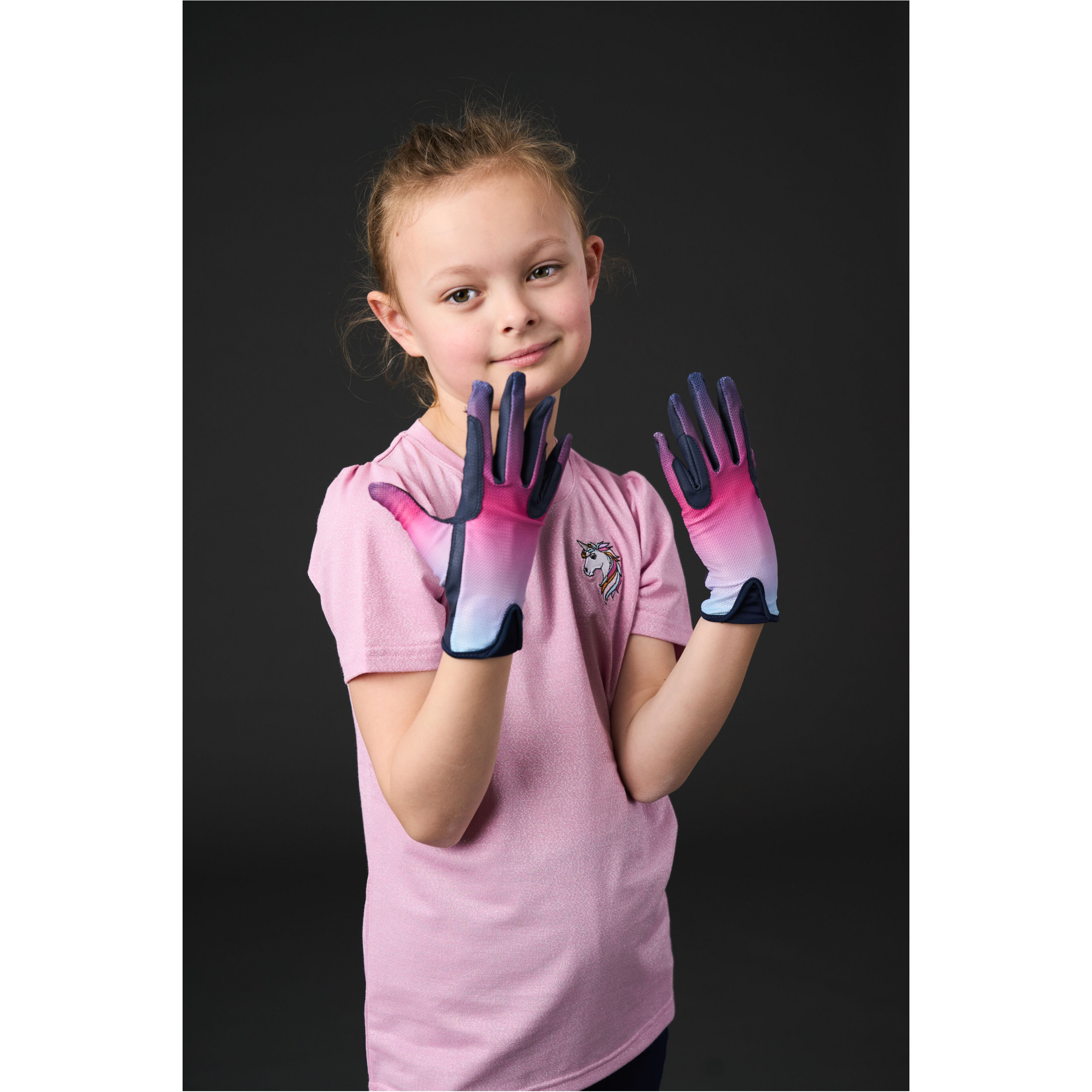 Kinder Reithandschuhe TRICA navy Kinder Reithandschuhe TRICA navy