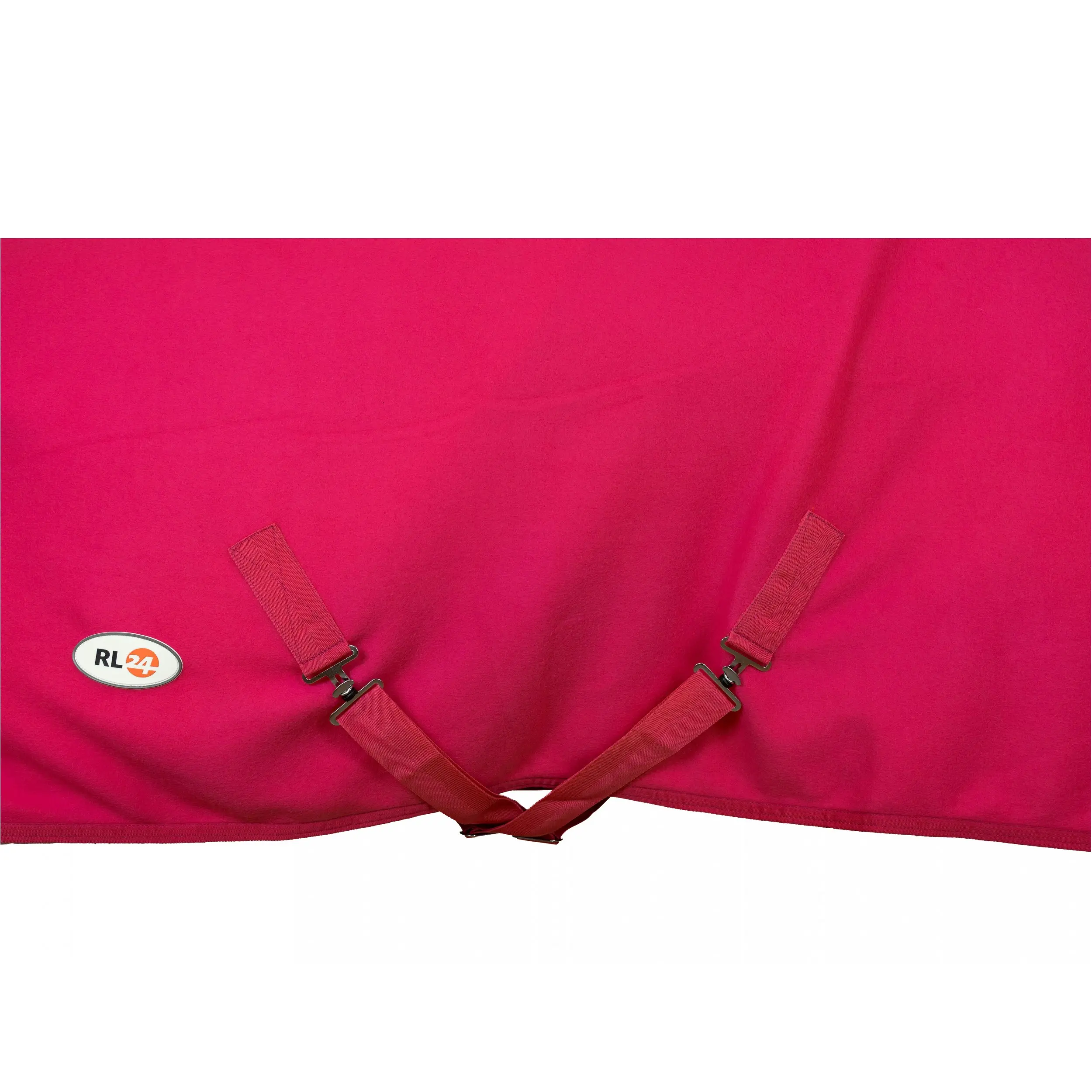 Abschwitzdecke mit Kreuzgurt BASICLINE pink