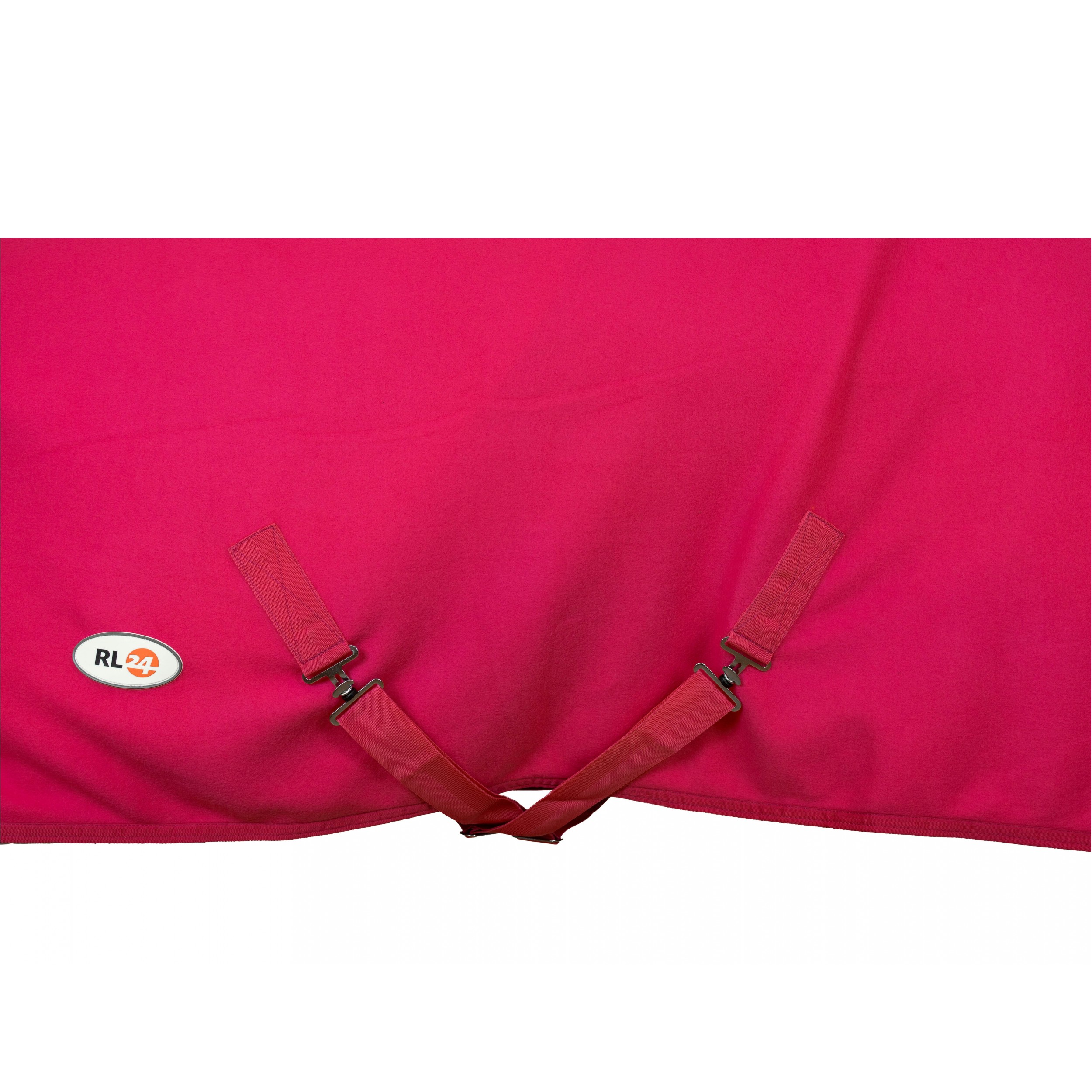 Abschwitzdecke mit Kreuzgurt BASICLINE pink