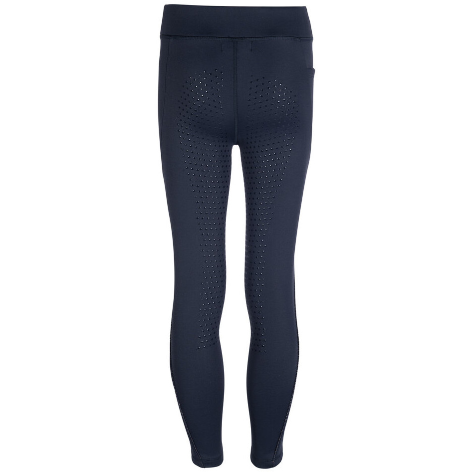 Kinder Reitleggings Silikon Vollbesatz ALICE dunkelblau