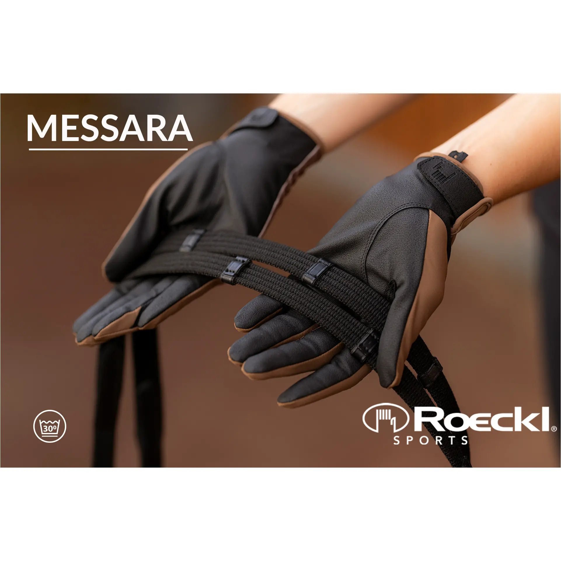 Reithandschuhe MESSARA malt brown