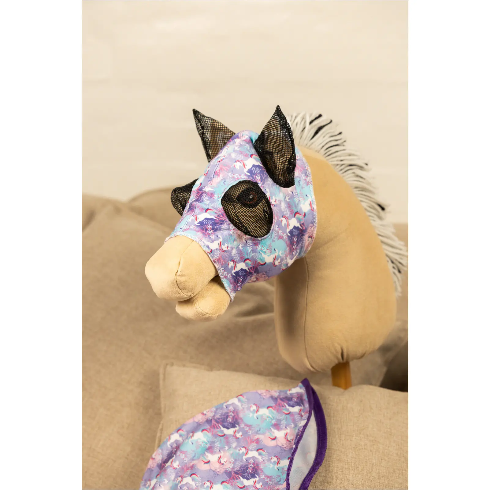 Spielzeugfliegenmaske UNICORN lavendel