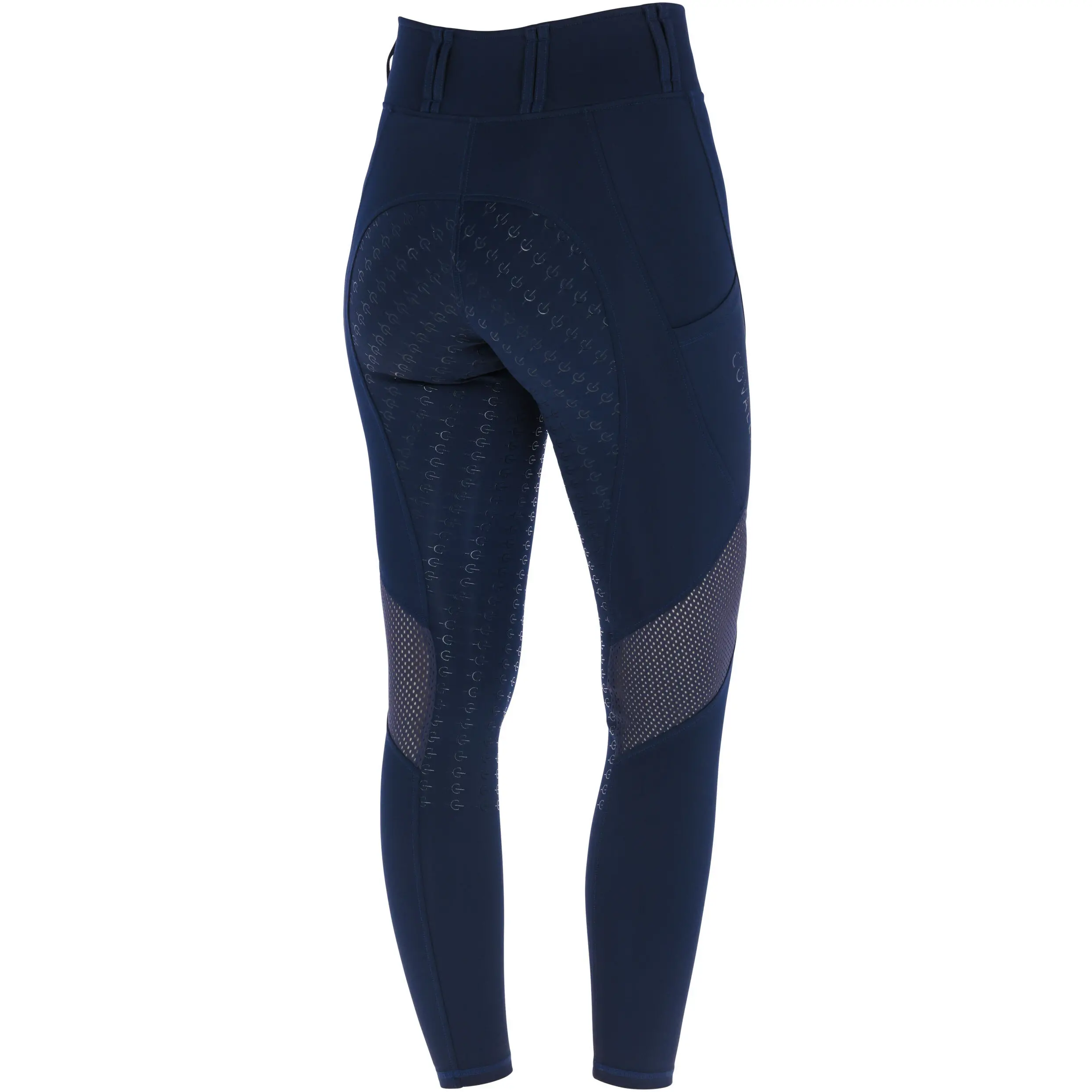 Damen Reitleggings Silikon Vollbesatz Mesh F/S 2026 dark navy