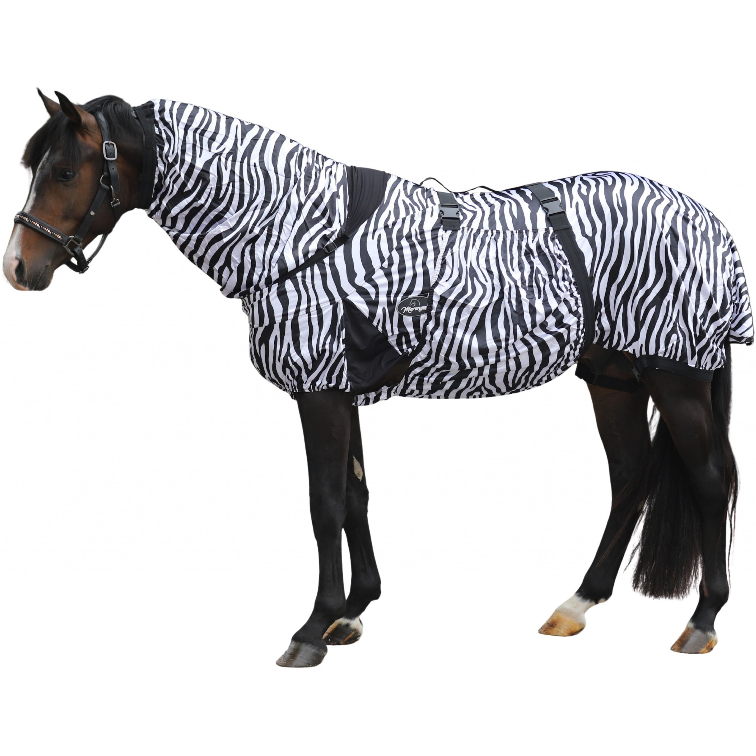 Ekzemerdecke ZEBRA schwarz/weiß