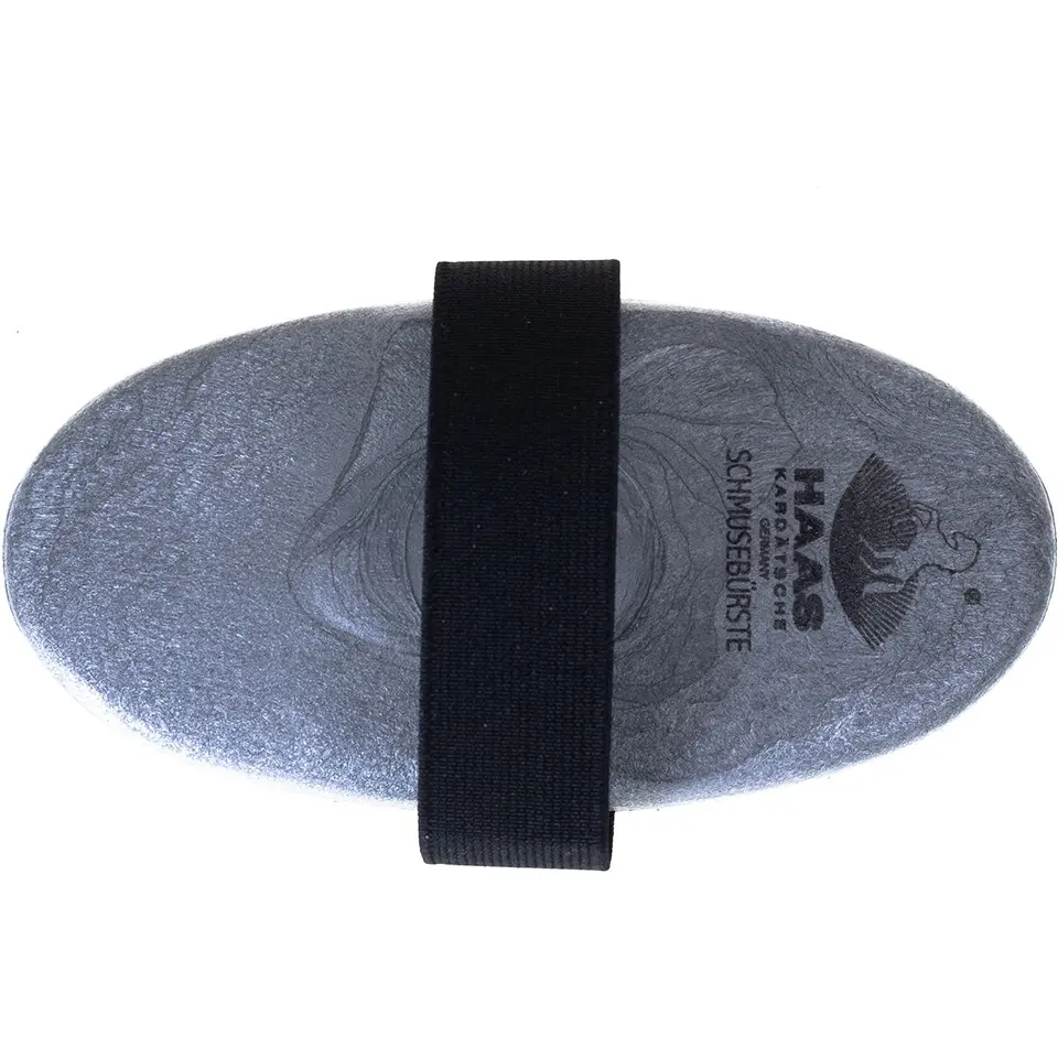 Schmusebürste silber