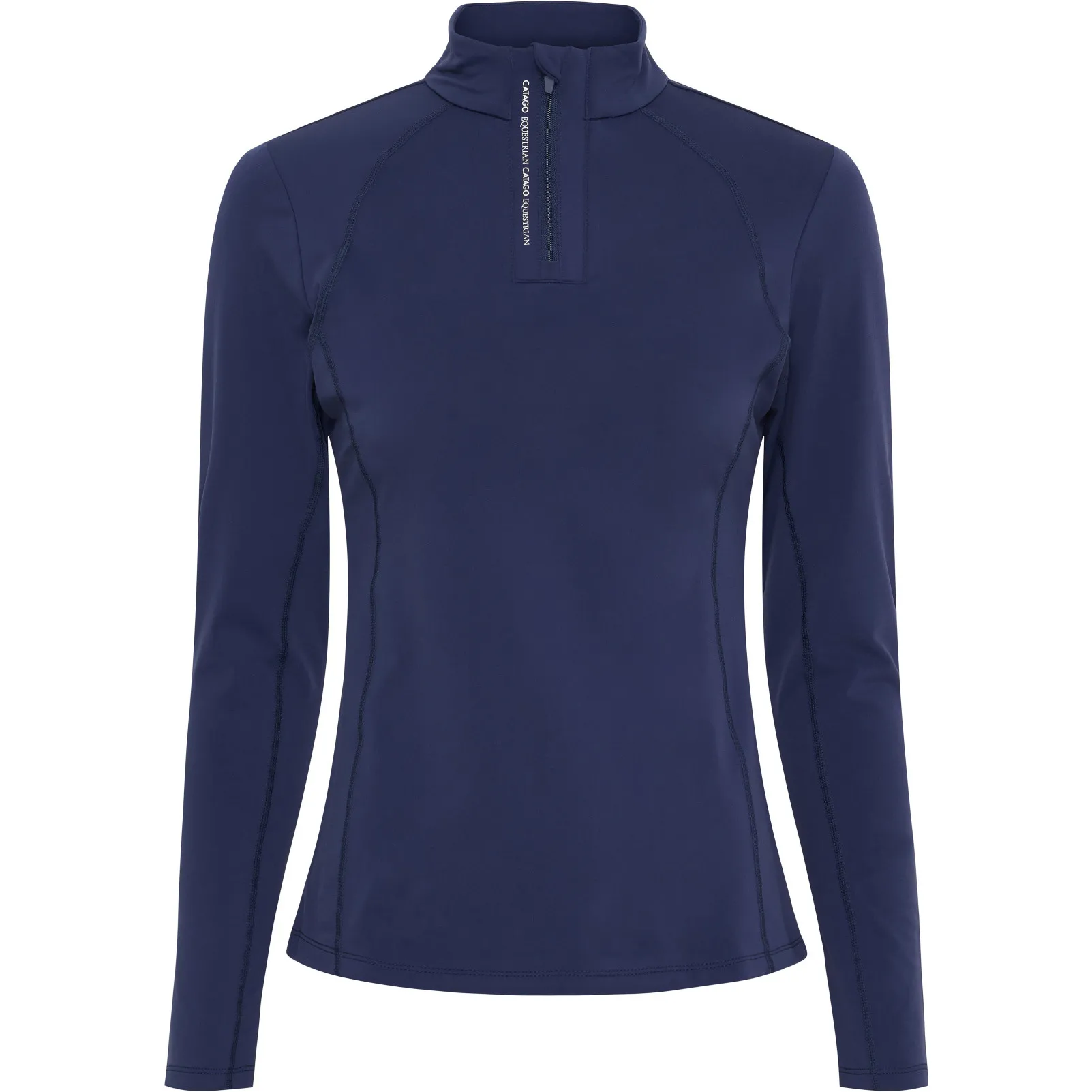 Damen Funktionsshirt Langarm BREE half-zip navy