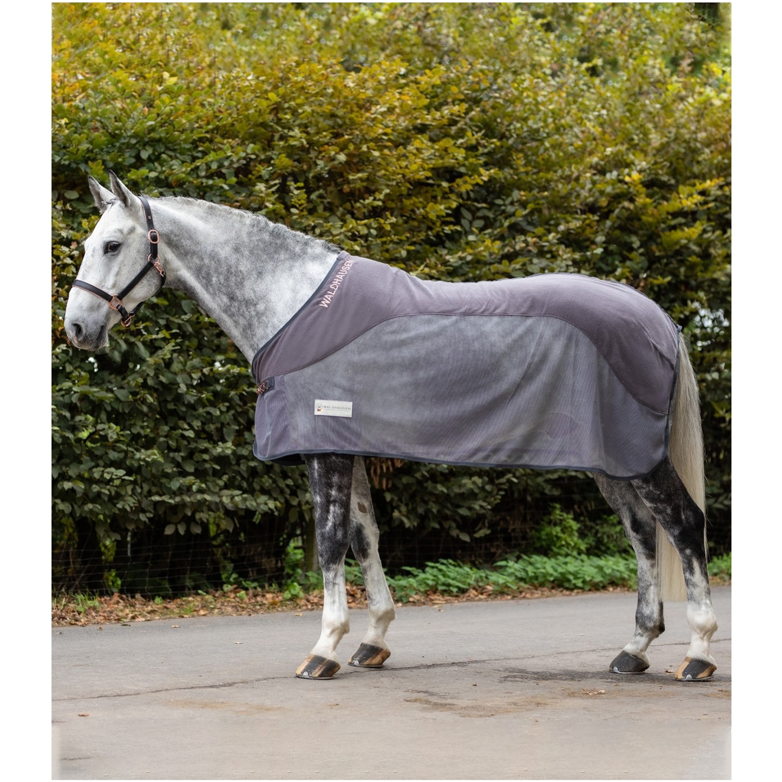 Fleece-Fliegendecke COMFORT grau