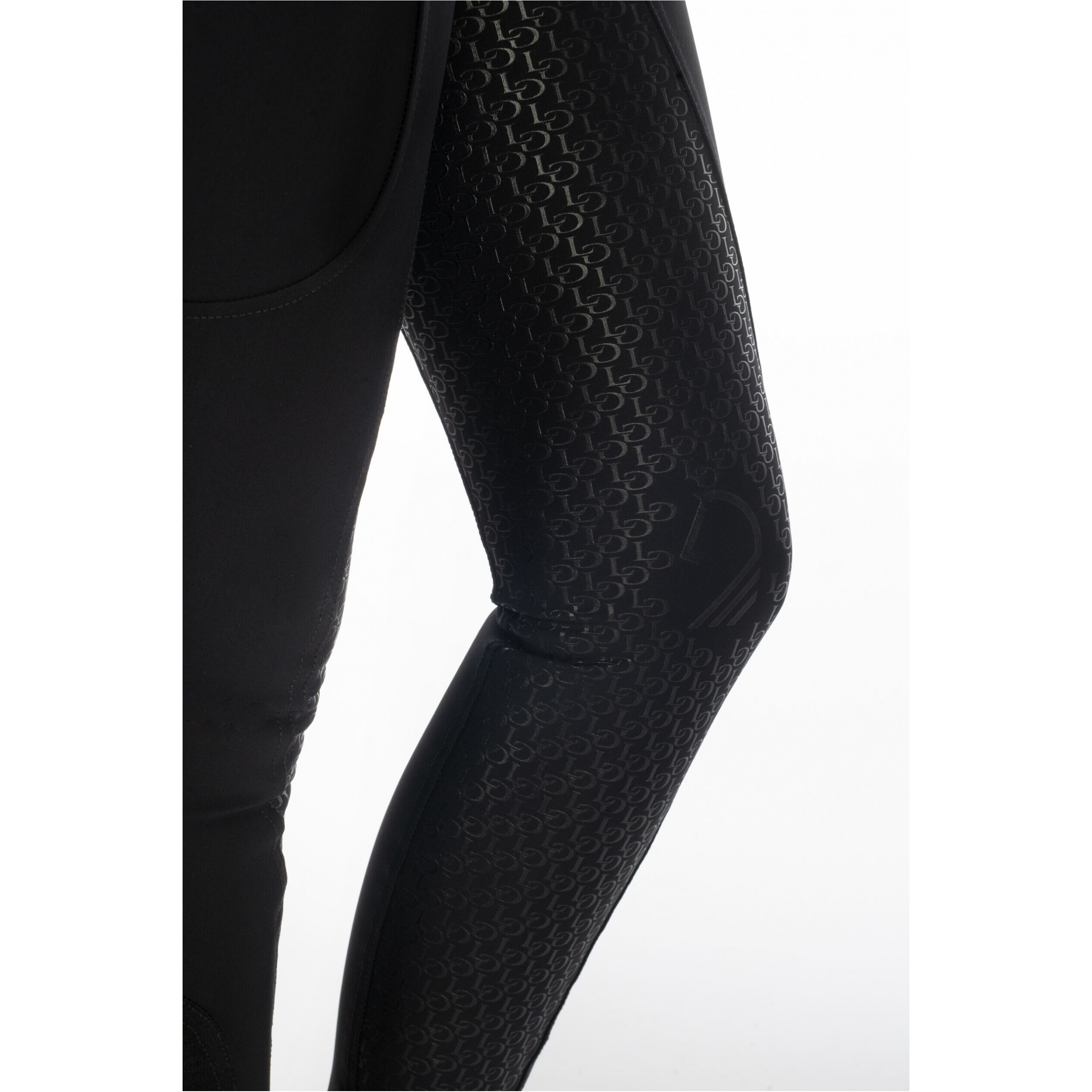 Damen Reithose Silikon Vollbesatz AMALFI schwarz