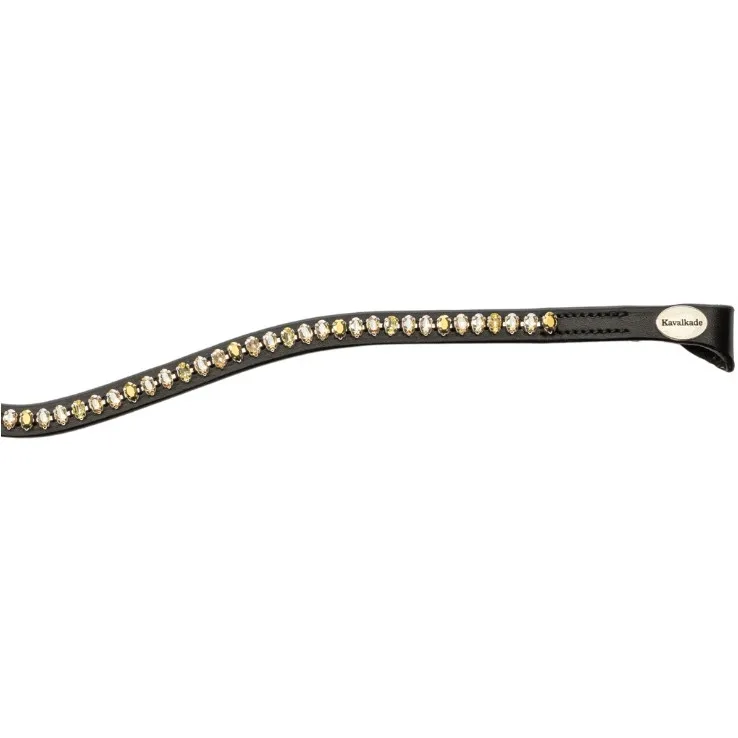 Stirnband CECILIA schwarz/gold