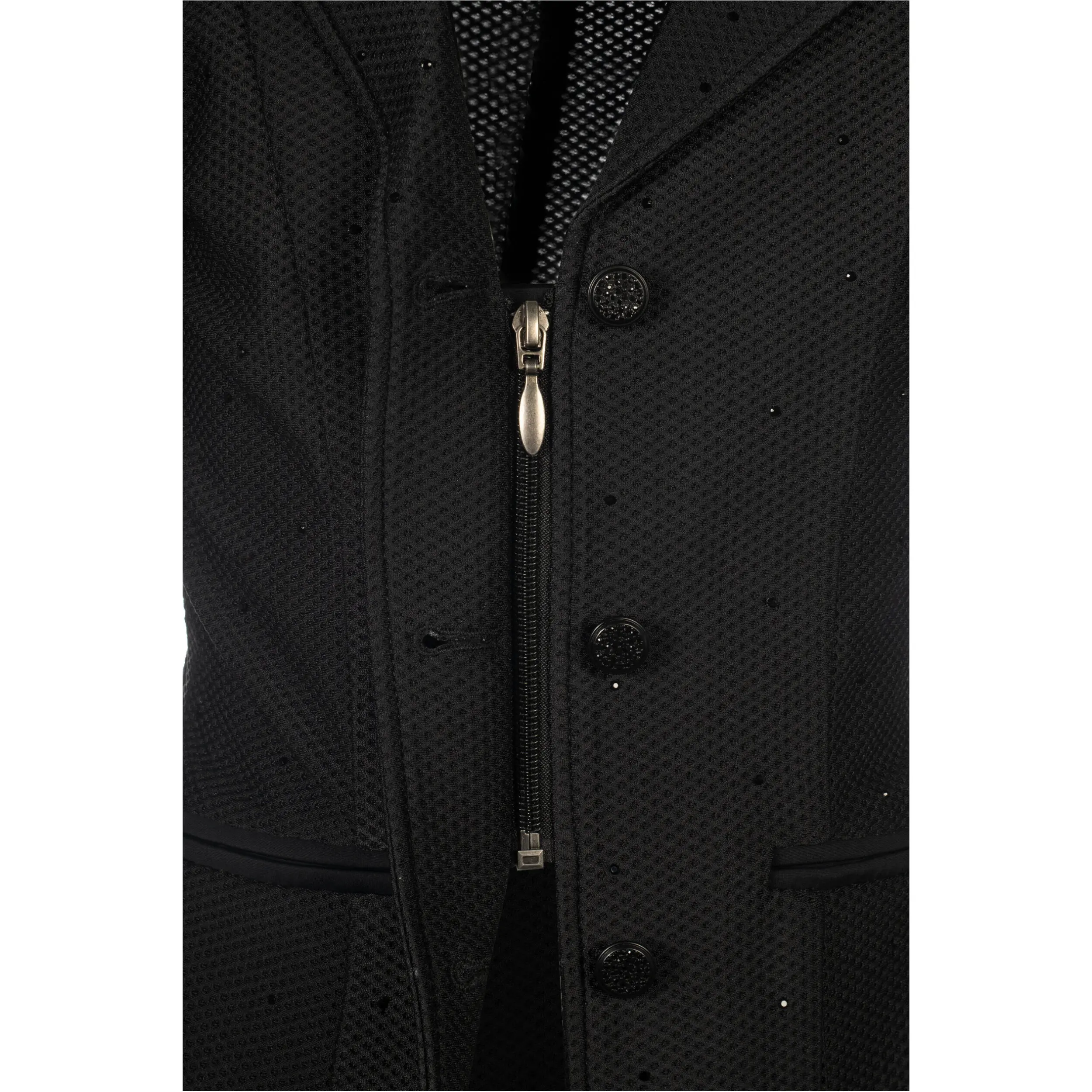 Damen Turnierjacket CRYSTAL schwarz