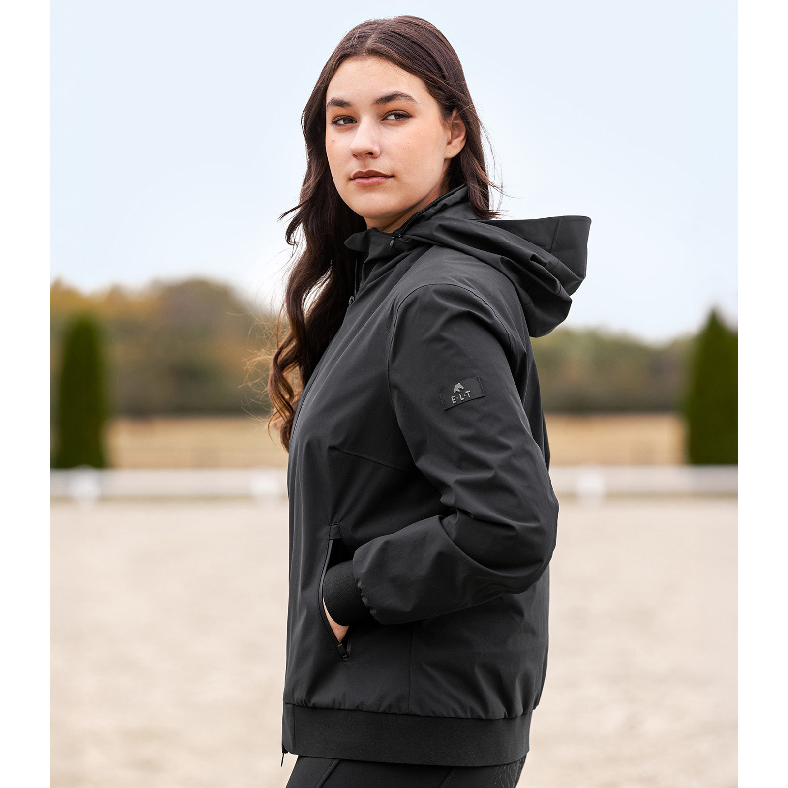 Damen Performance-Reitblouson RAVENNA schwarz