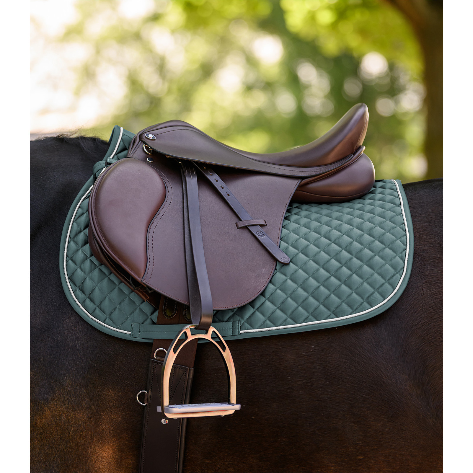 Schabracke FELIX GLAM piniengrün