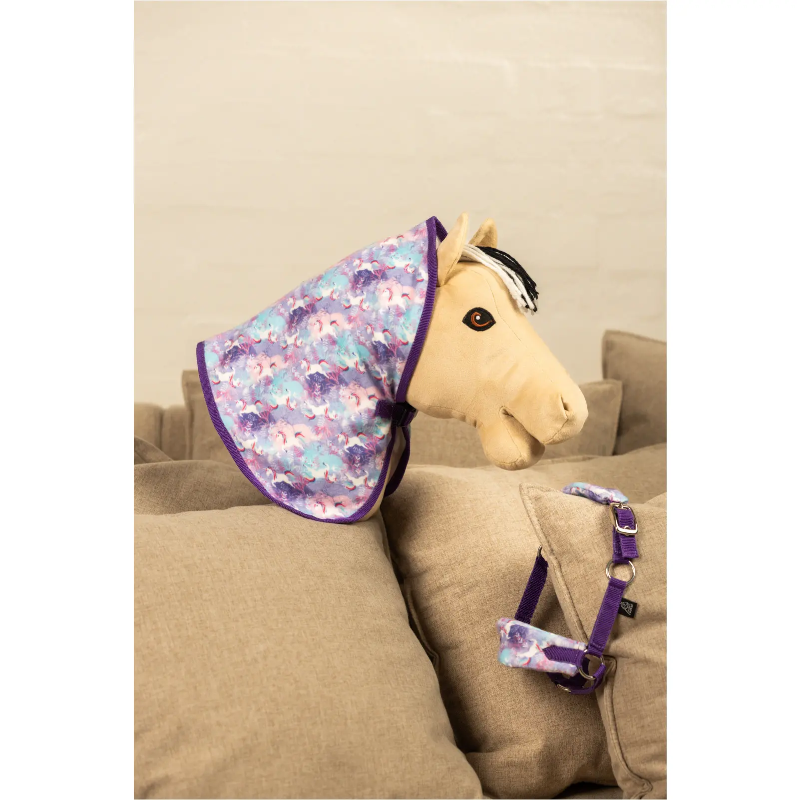 Spielzeugfleecedecke UNICORN lavendel