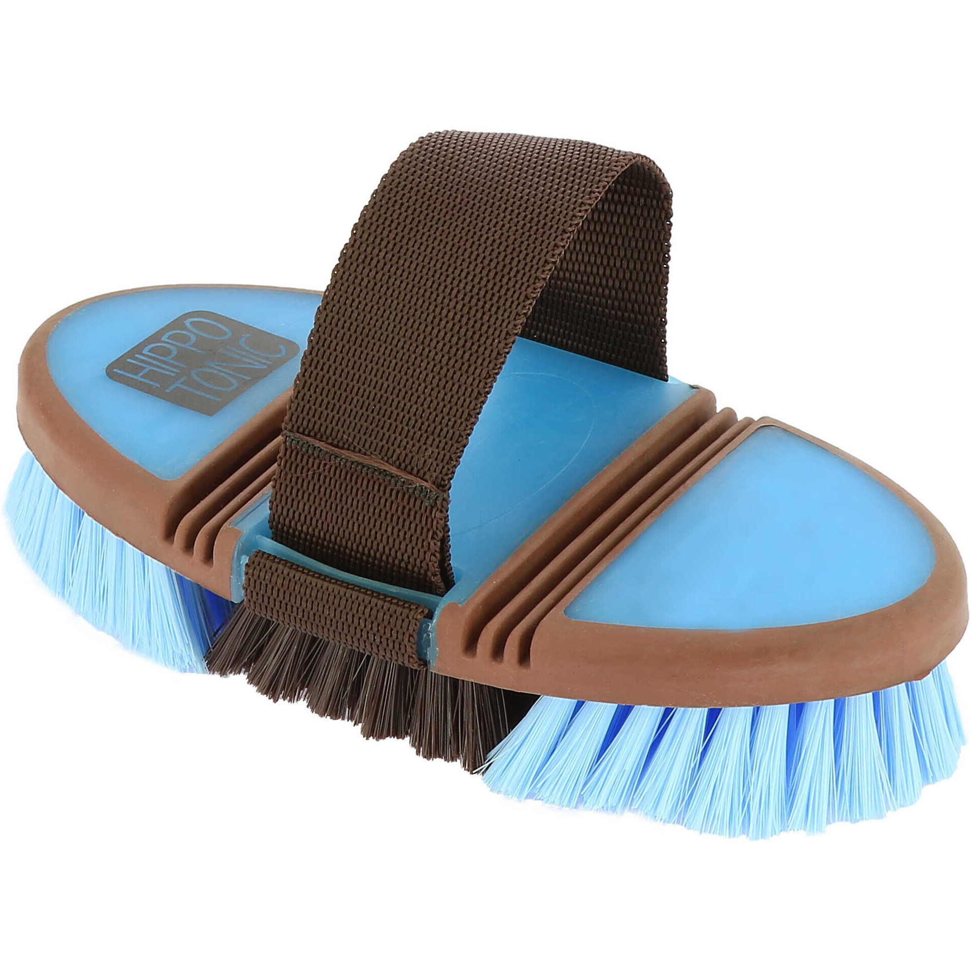 himmelblau/schokobraun