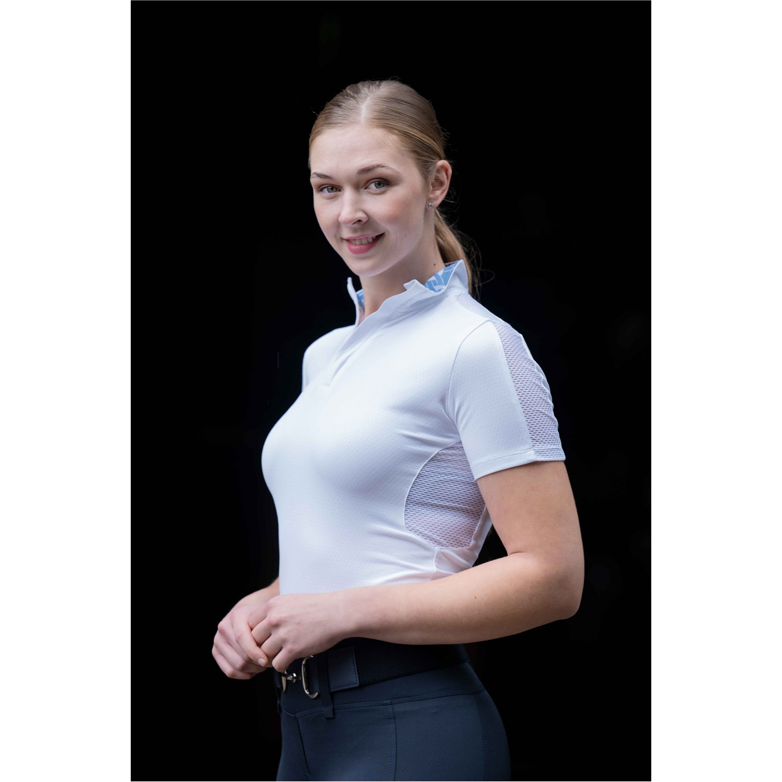 Damen Funktionsshirt Kurzarm HUNTER weiß