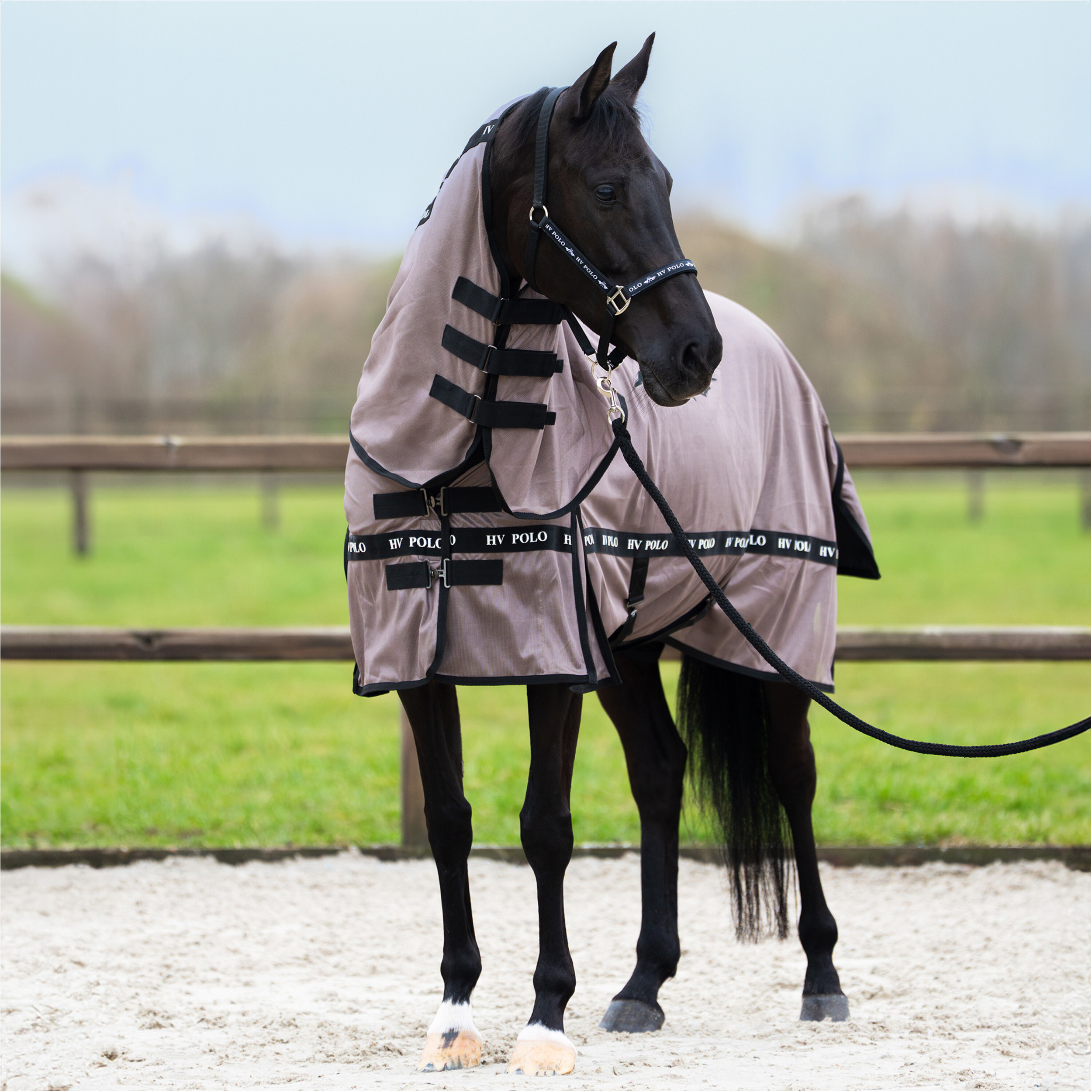 Fliegendecke mit Halsteil (abnehmbar) HVPNena espresso