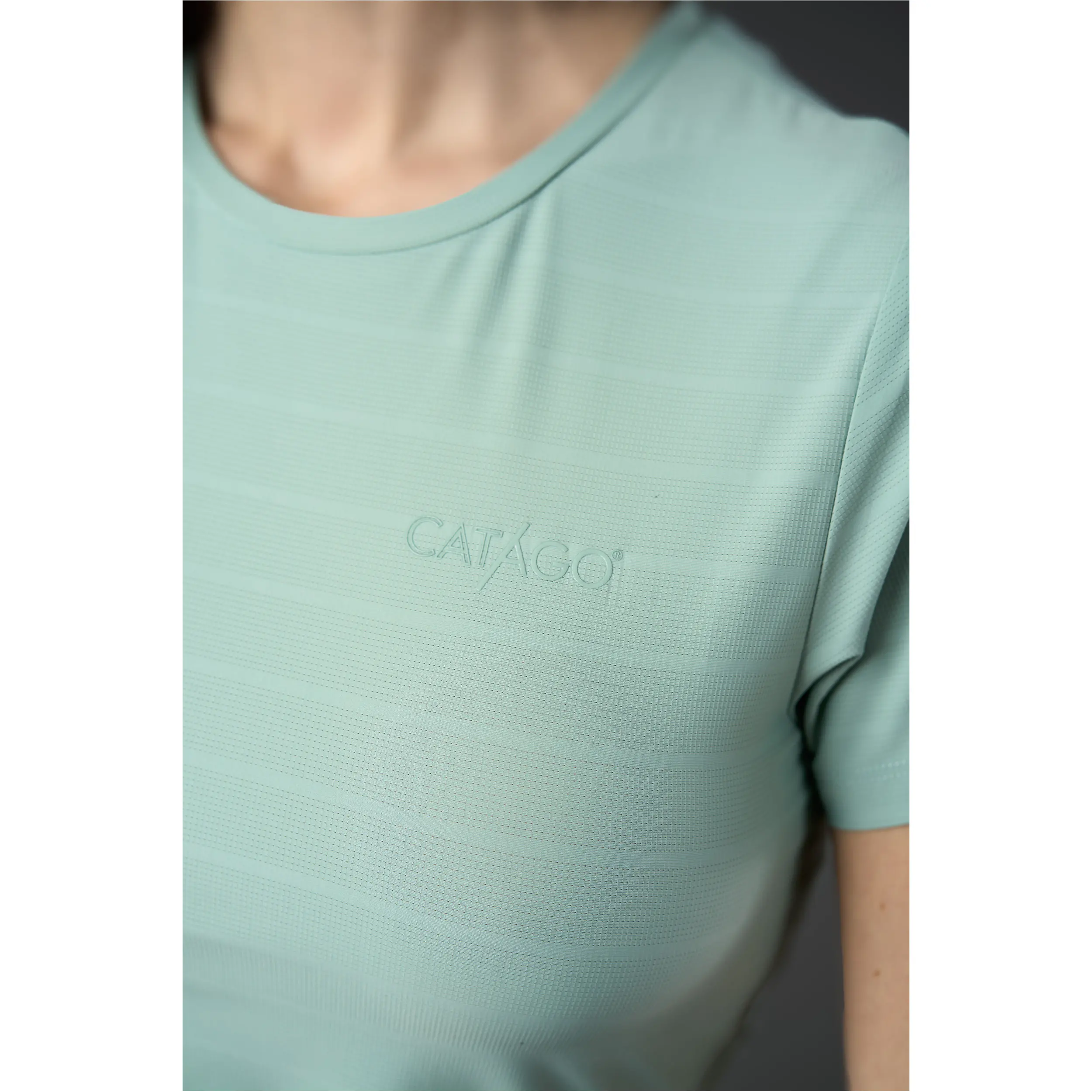 Damen T-Shirt TINA blue surf